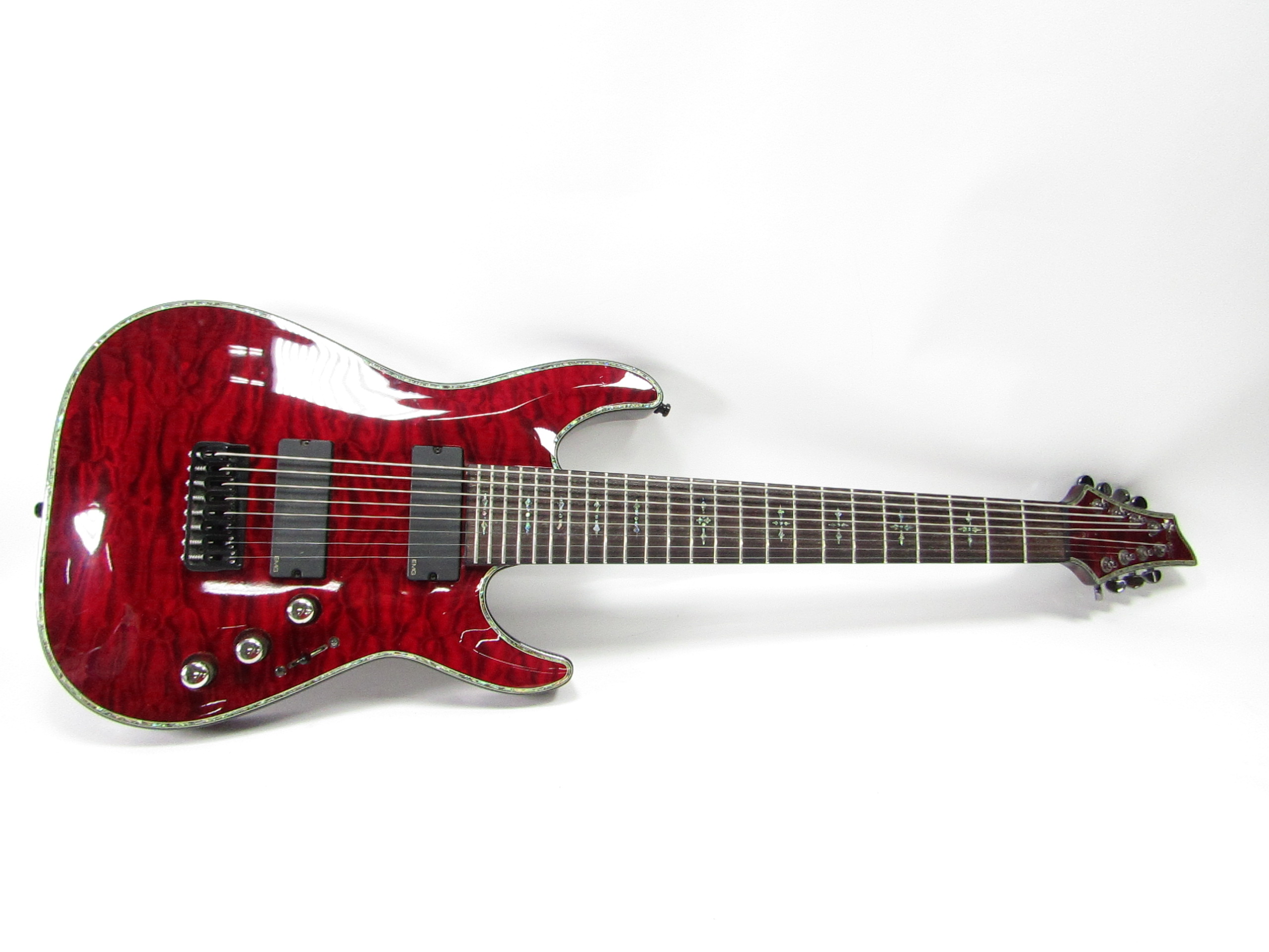 Schecter Diamond Series 8-Stringed Right Handed Crimson Red 