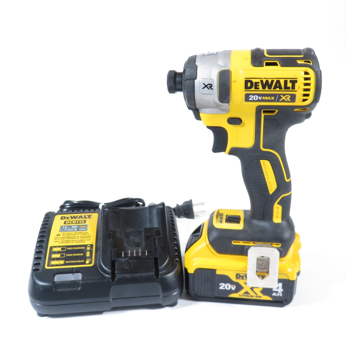 DEWALT DCF887 20-Volt MAX XR Cordless Brushless 3-Speed 1/4 in. Impact ...