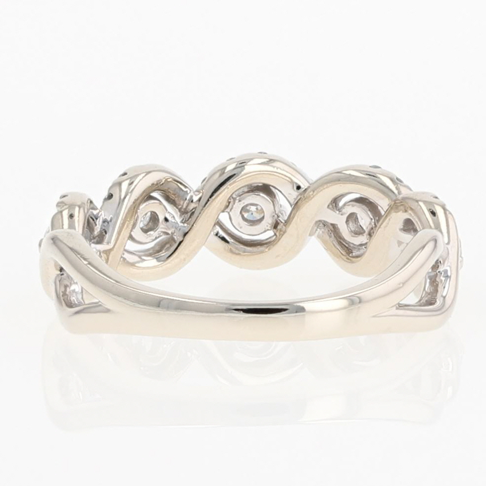 62ctw Round Cut Diamond Prong-Set Multi-Halo Band Ring 14k