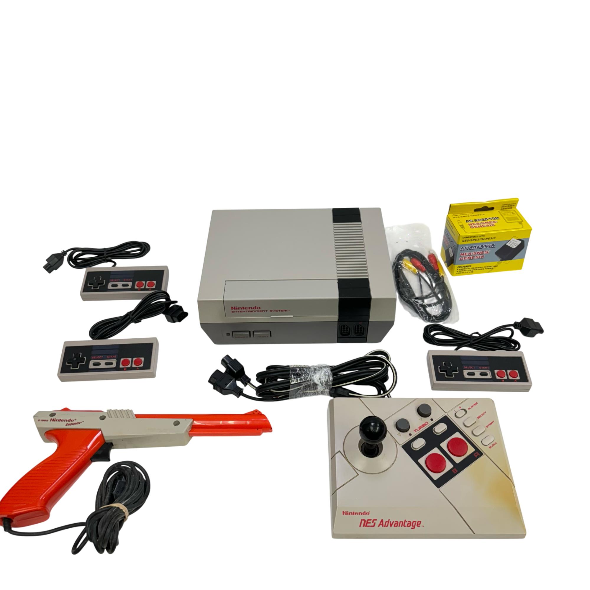 Nintendo NES System deals Bundle W/ Games Tested and Cleaned