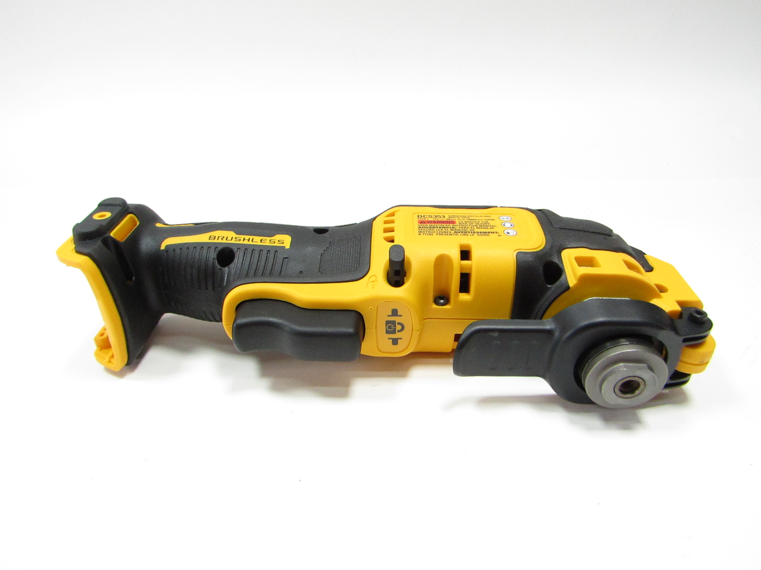 Outil oscillant sans fil 12V - DEWALT - DCS353NT-XJ - Moteur sans balais - Compact - Adaptateur Multifit - Bricolage