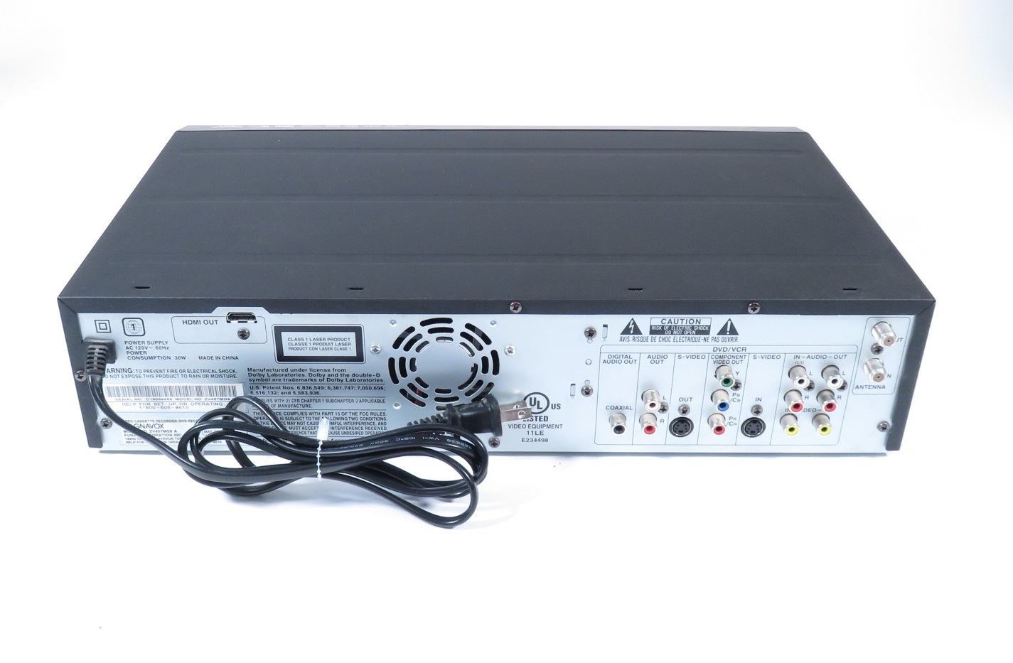 Magnavox ZV457MG9 4Head HiFi Stereo VCR Digital Tuner DVD Recorder