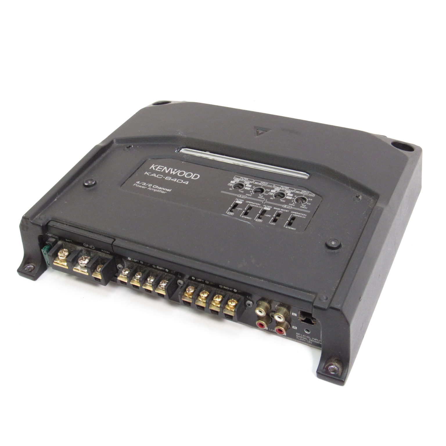 Kenwood KAC-8404 4/3/2-Channel Car Audio Subwoofer Amplifier