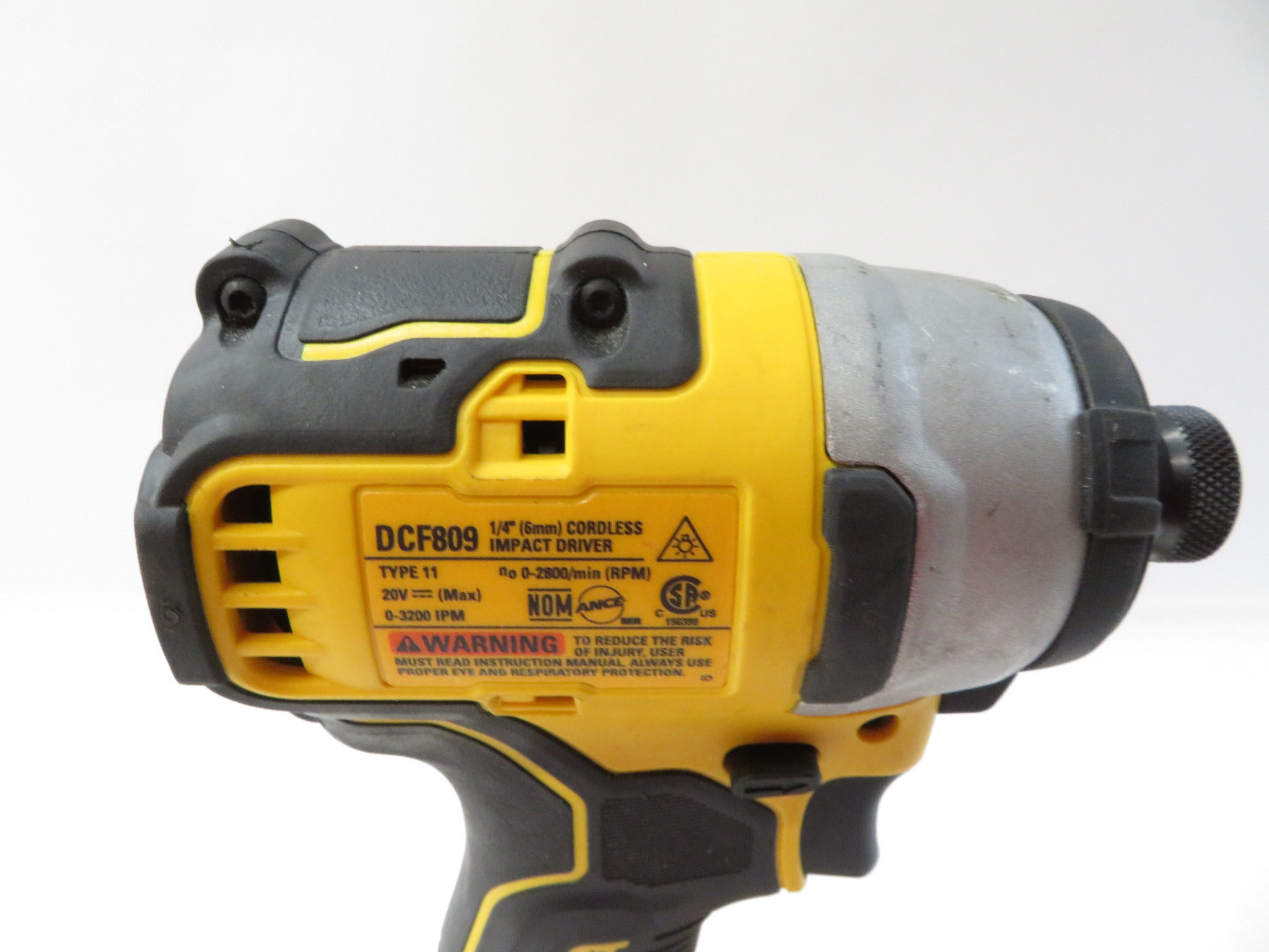 DEWALT DCF809 ATOMIC 20V MAX Cordless Brushless Compact 1/4