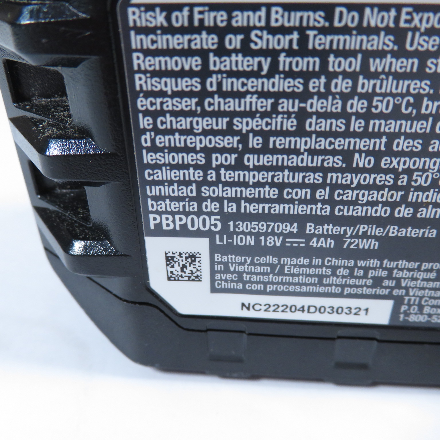 Ryobi PBP005 ONE+ 18-Volt 4.0 Ah Lithium-Ion Compact Lightweight ...