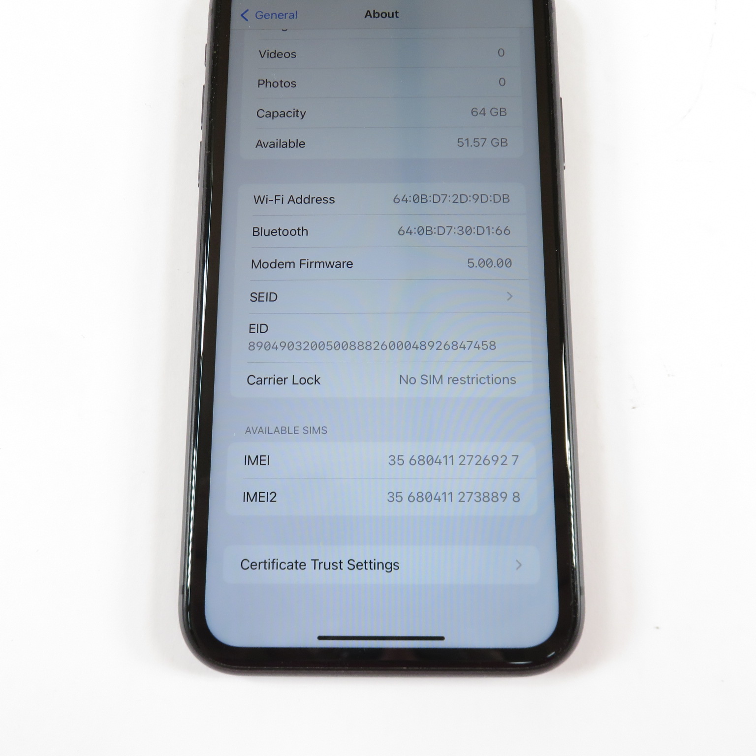 Apple iPhone 11 NWKM2LL/A 64GB Storage Liquid Retina HD 6.1