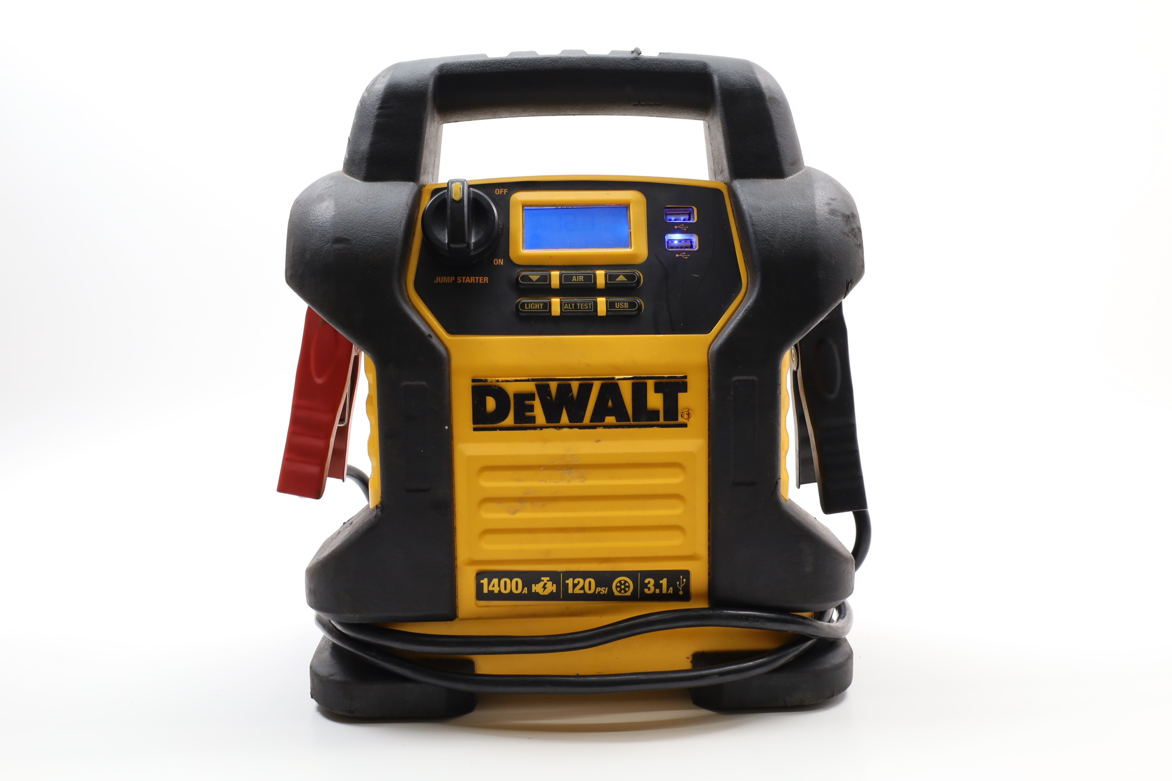 Dewalt Dxaej14 1400 Peak Amp Portable Car Jump Starter Compressor