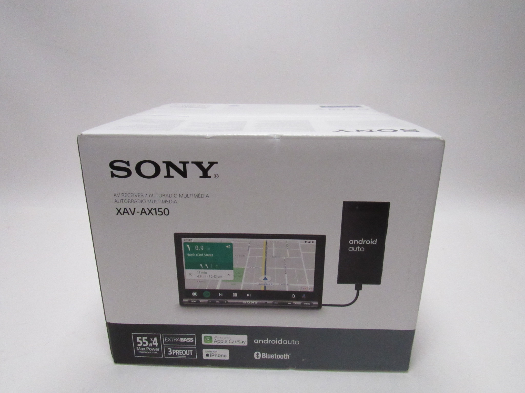 Sony XAVAX150 Digital Media Receiver 6.95" Touch Screen InDash Unit