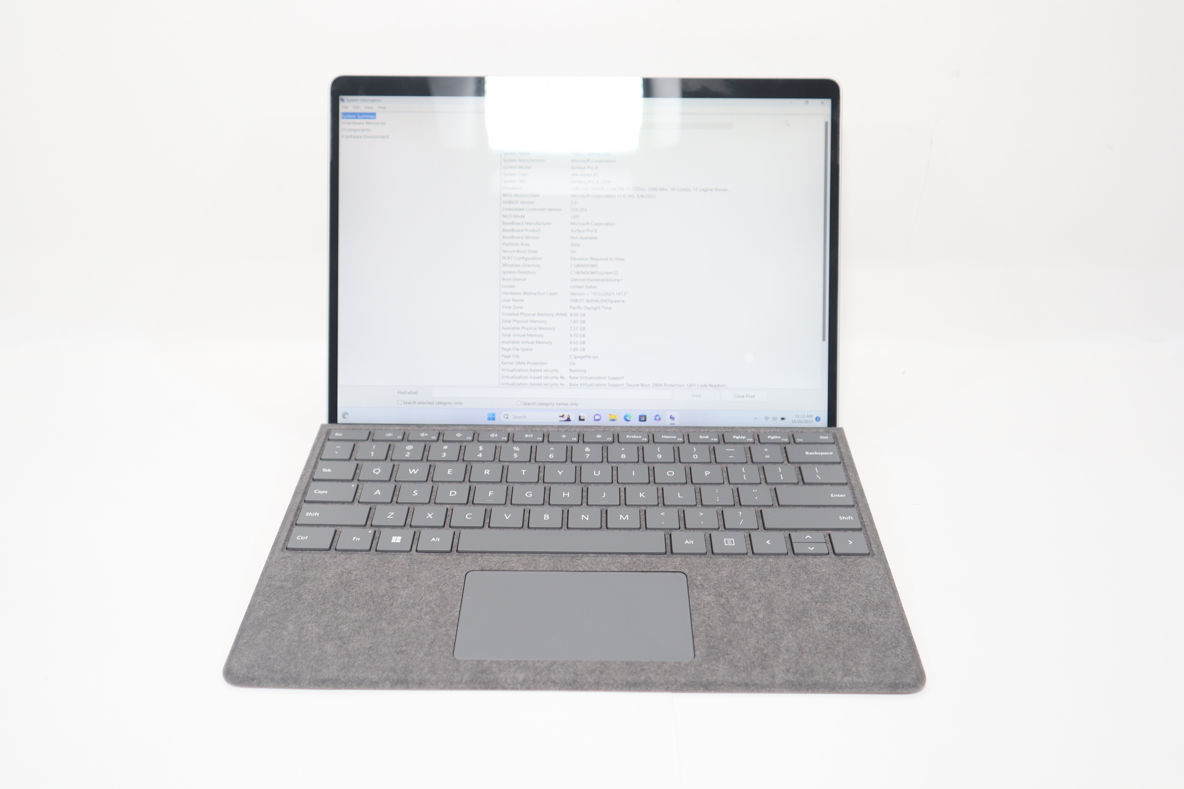 Microsoft Surface Pro 9 2038 Core i5-1235U 2.5GHz 8GB RAM 256GB