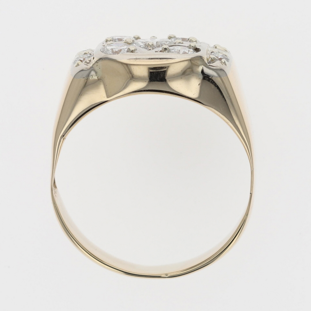 haaar様 1.22ctw Round Cut Diamond Cluster Men's Band Ring 14k Multi