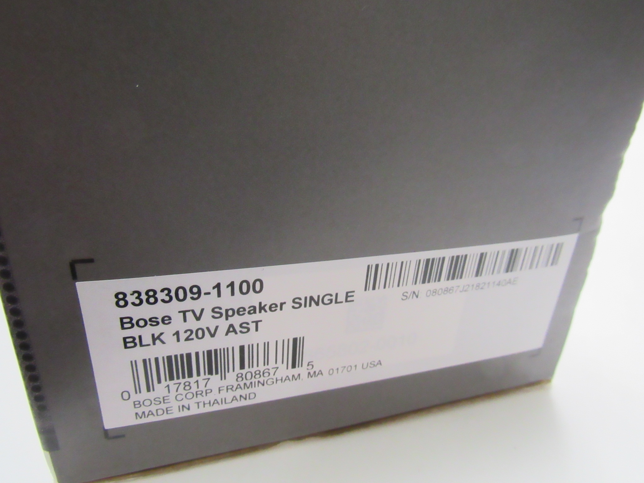 Bose TV Speaker Bluetooth Soundbar 8383091100 Black