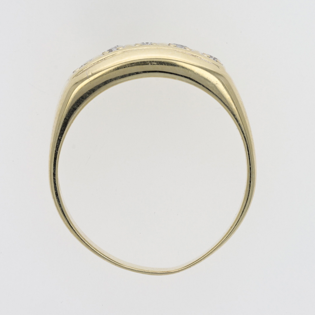 .32ctw Round Cut Diamond Prong Set Wedding Band Ring 14k Yellow Gold ...