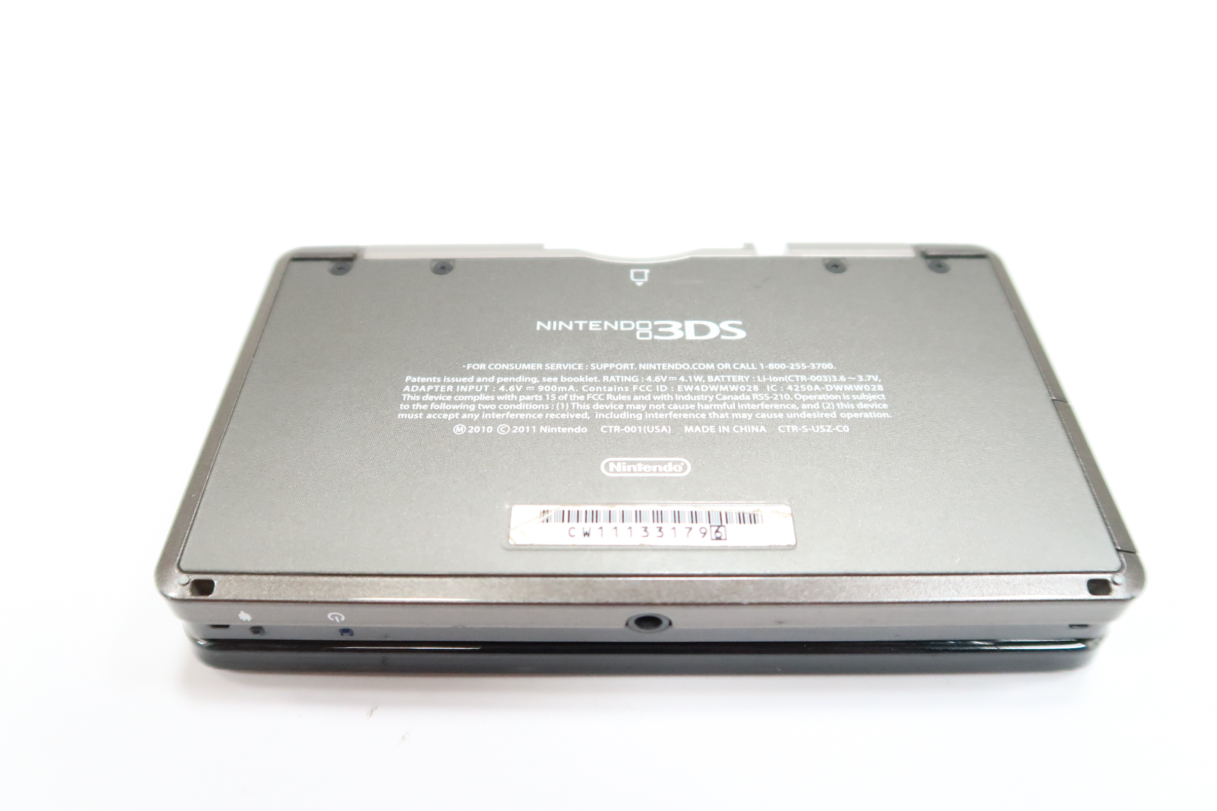 Nintendo DS CRT-001 Handheld Video Game Console - Grey 8426