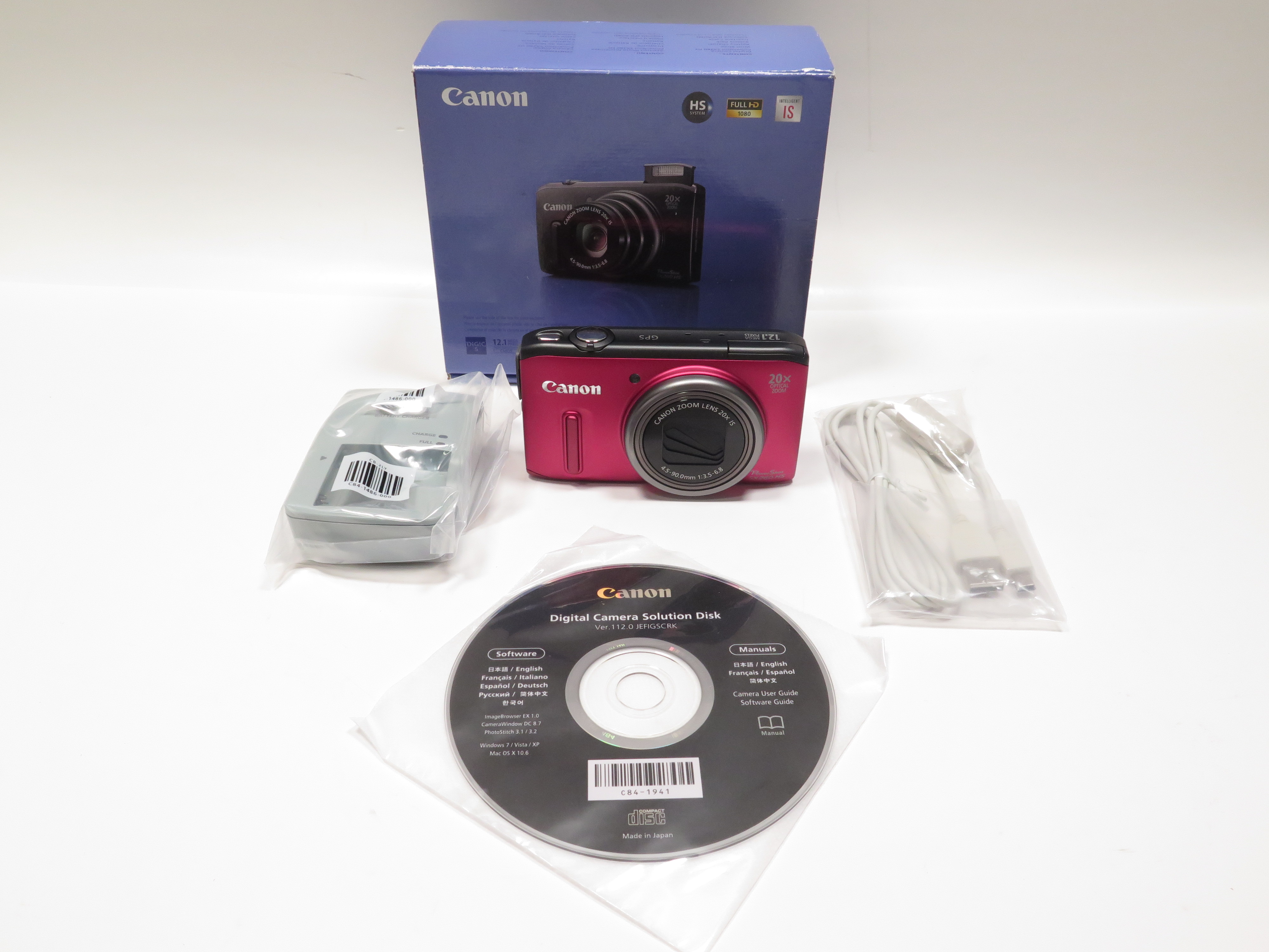 Canon PowerShot SX260 HS 12.1 MP CMOS Digital Camera 4592