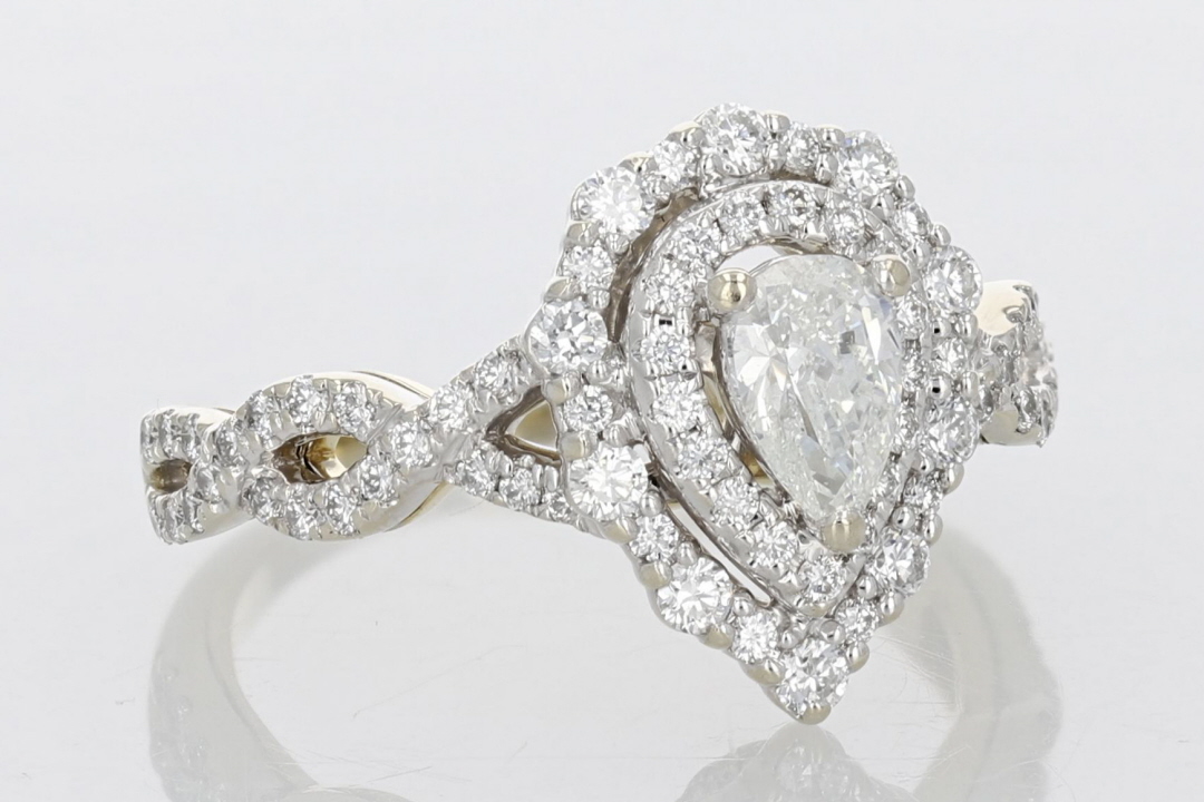 Pear Shaped Diamond Ring Zac Posen Rings Zac Posen Doris Diamond