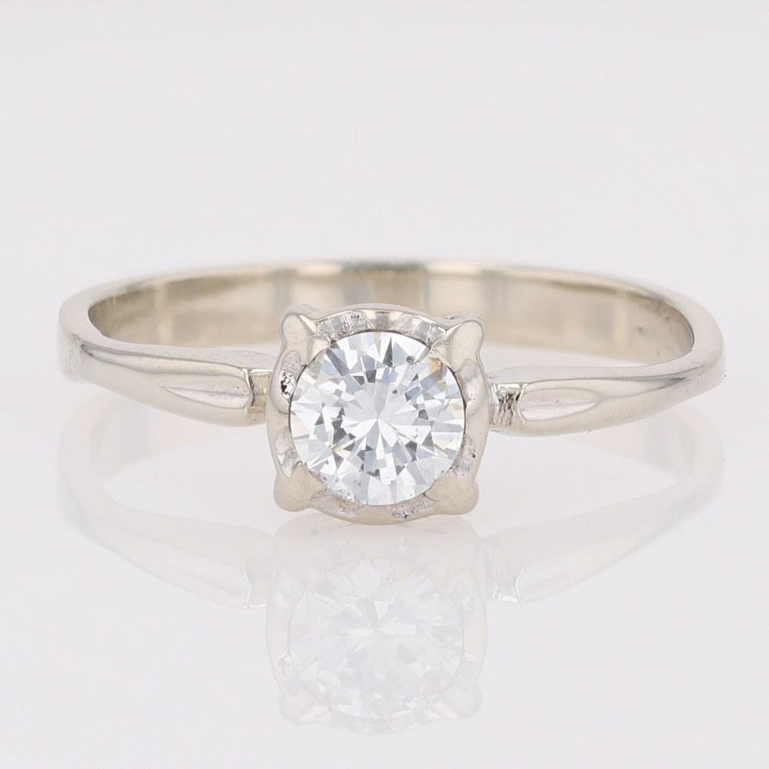 14k White Gold .32ct Round Moissanite Anniversary Band 14k White Gold .32ct Round Moissanite Anniversary Band