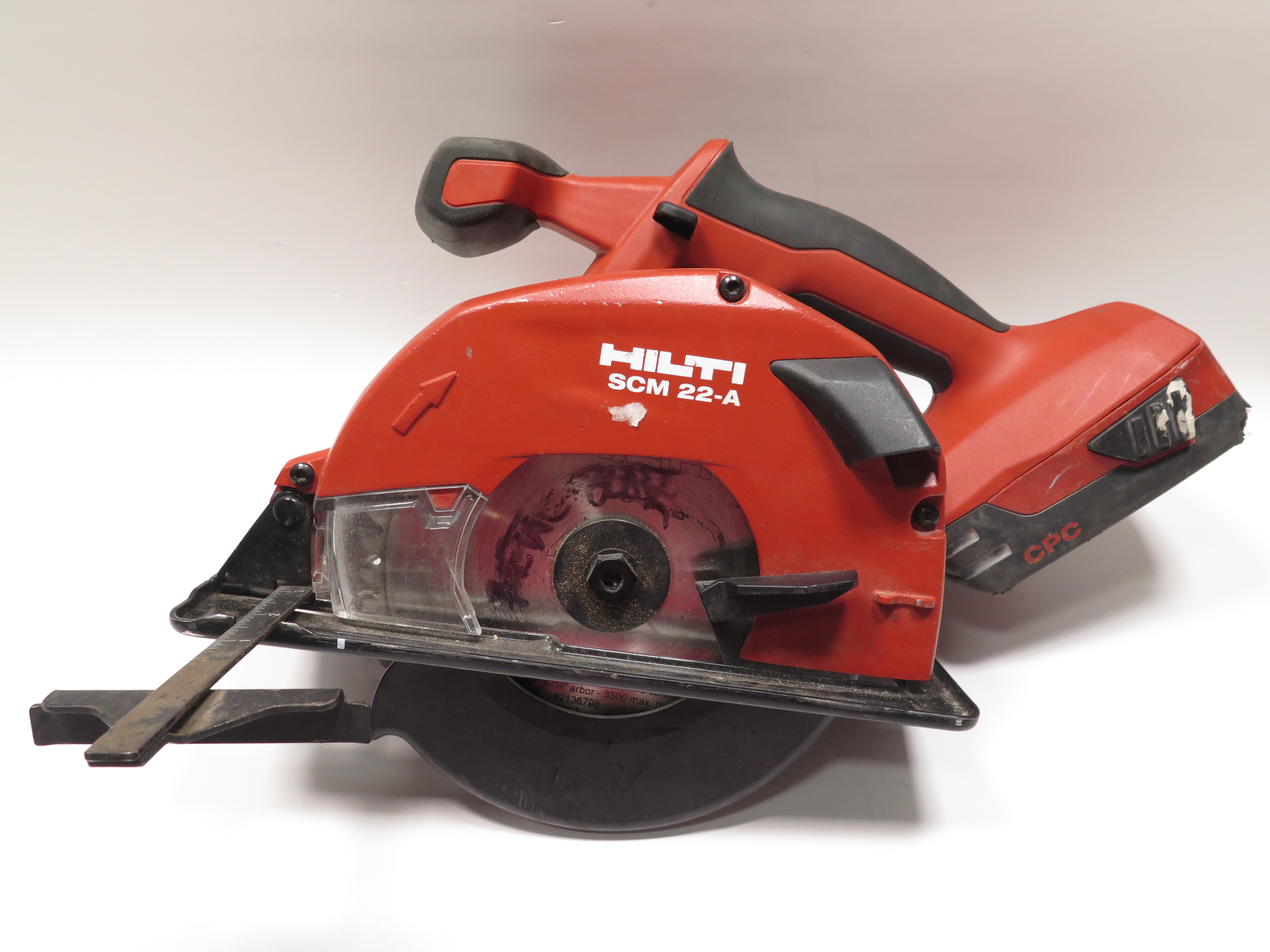 Hilti SCM 22A 22Volt LithiumIon Cordless Metal Cutting Circular Saw 0377
