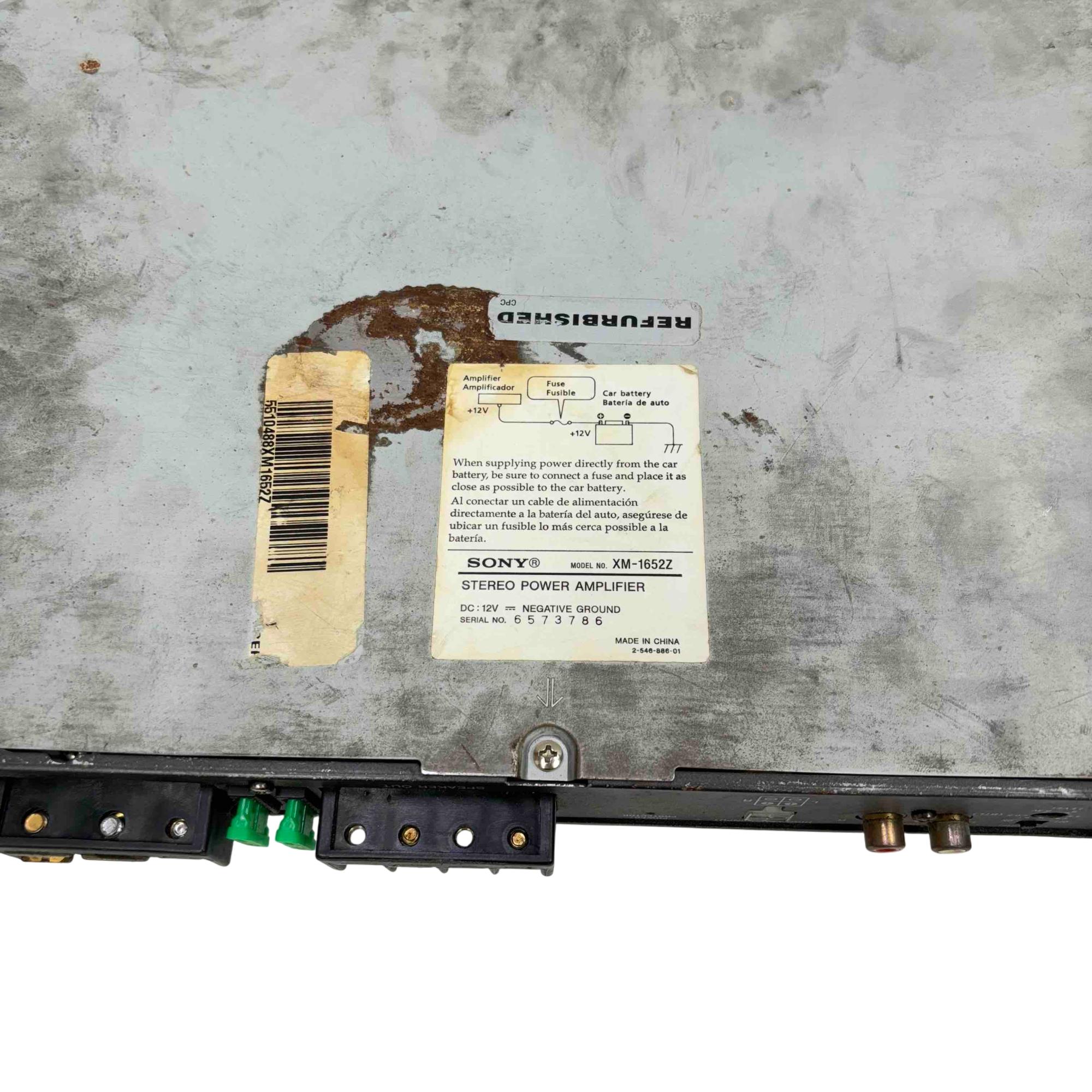 Sony Xplod XM-1652Z 1000W 2/1 Channel Power Amplifier