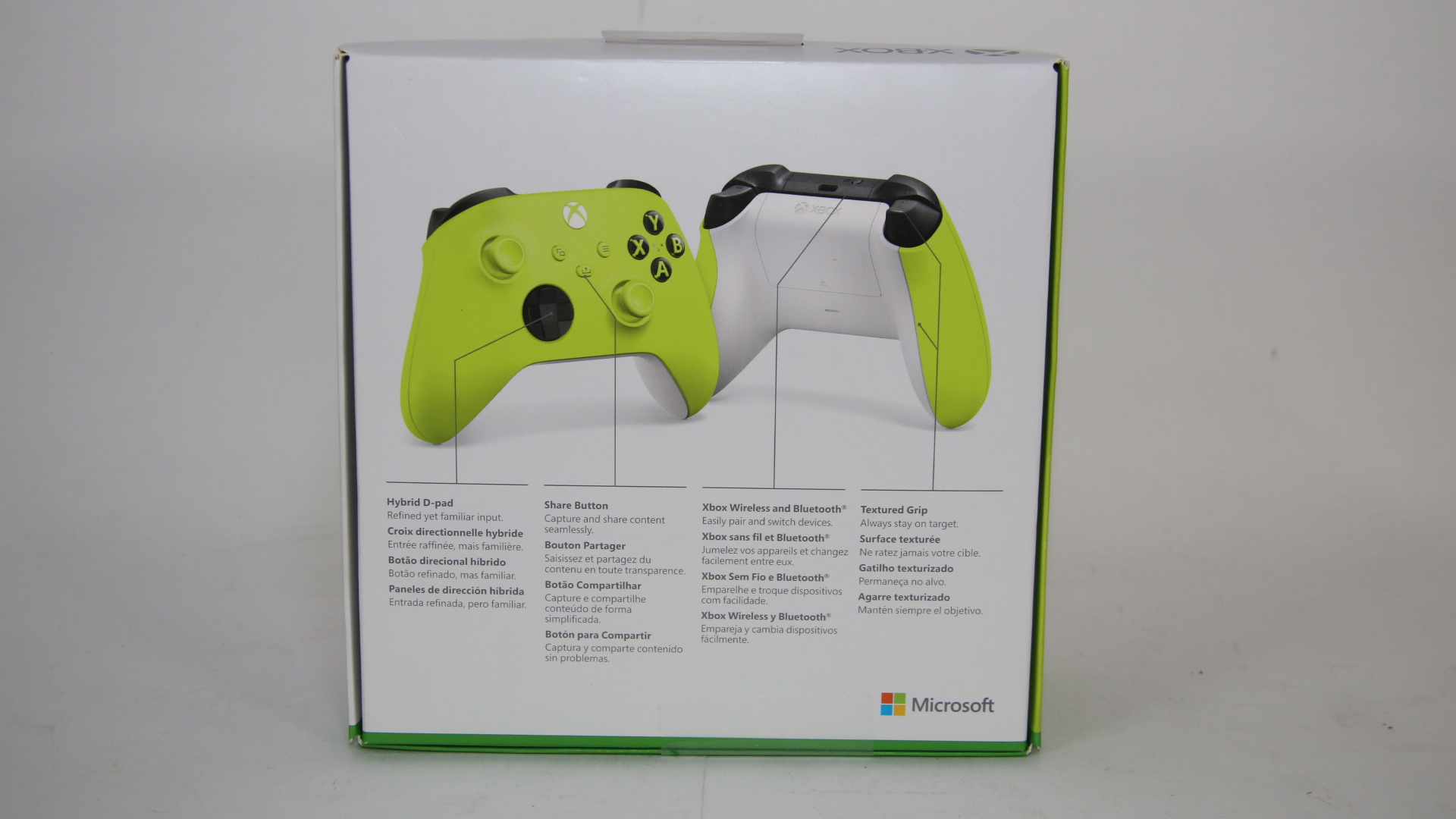 Microsoft Xbox Wireless Controller Electric Volt Green 1914 1449