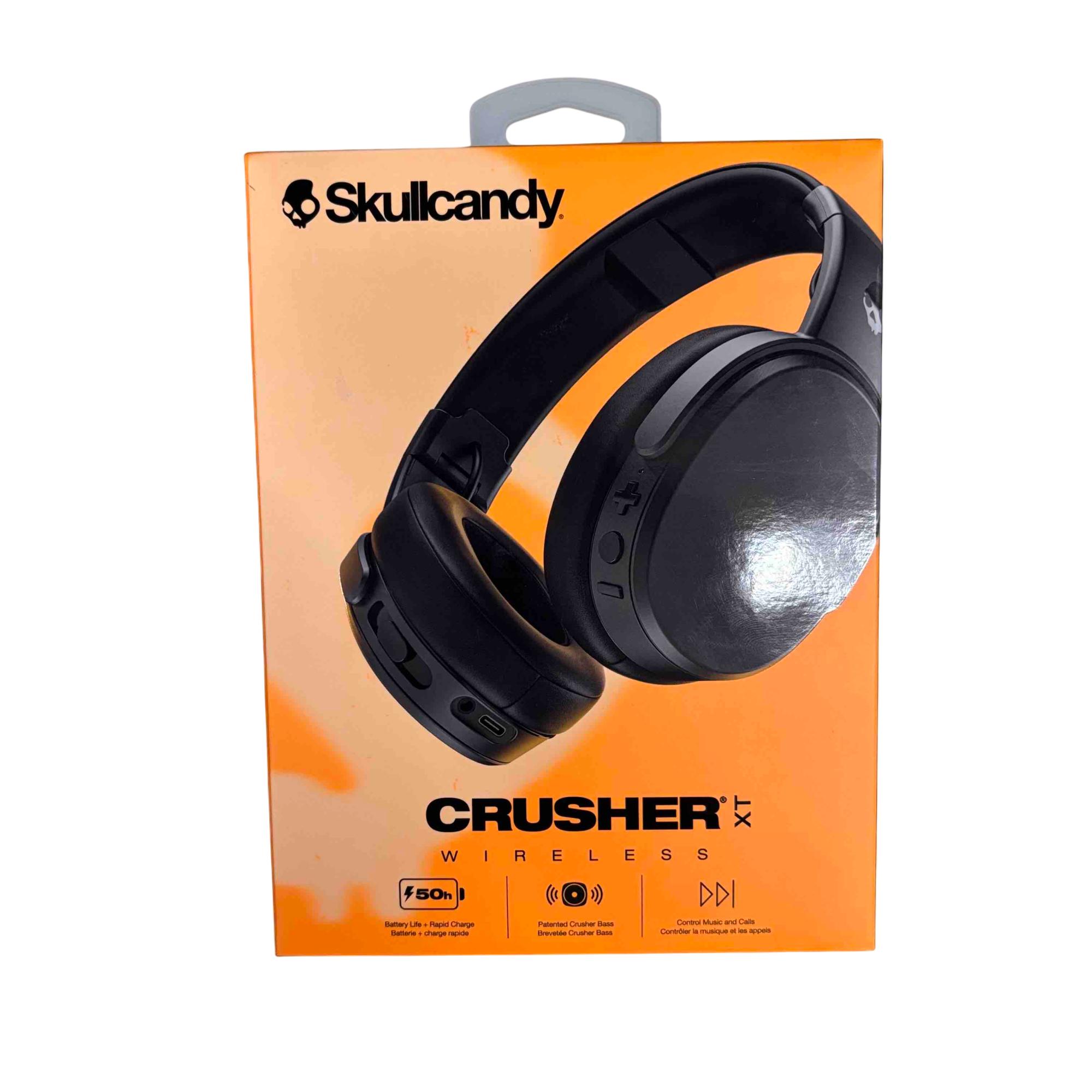 Skullcandy Crusher Wireless ブラック/オレンジ Skullcandy Crusher XT Wireless Foldable over-Ear Headphones