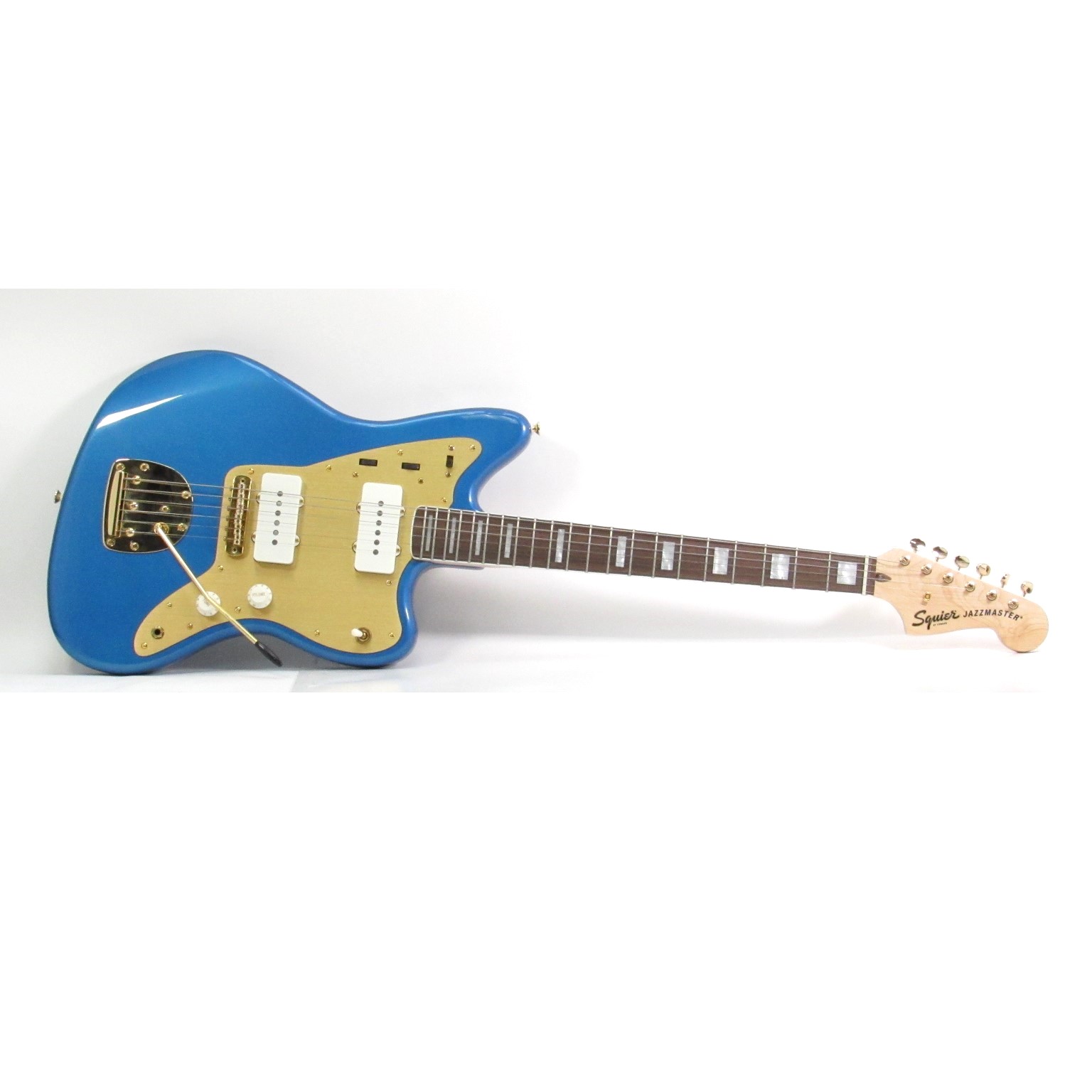 Squier Jazzmaster 40th Anniversary Gold Lake Blue 6-String RH 