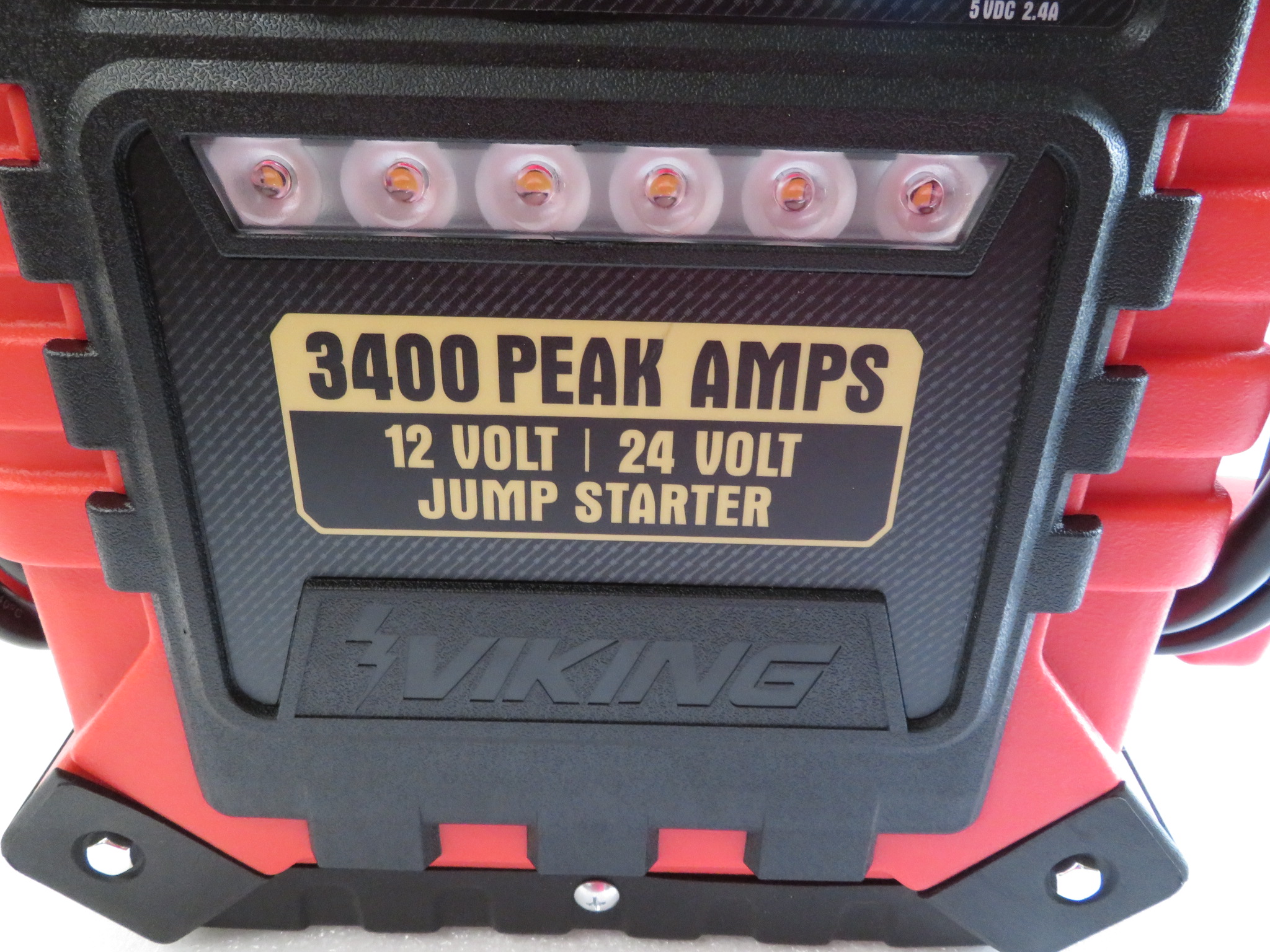 Viking 57084 3400 Peak Amp Pro Portable Jump Starter Power Pack