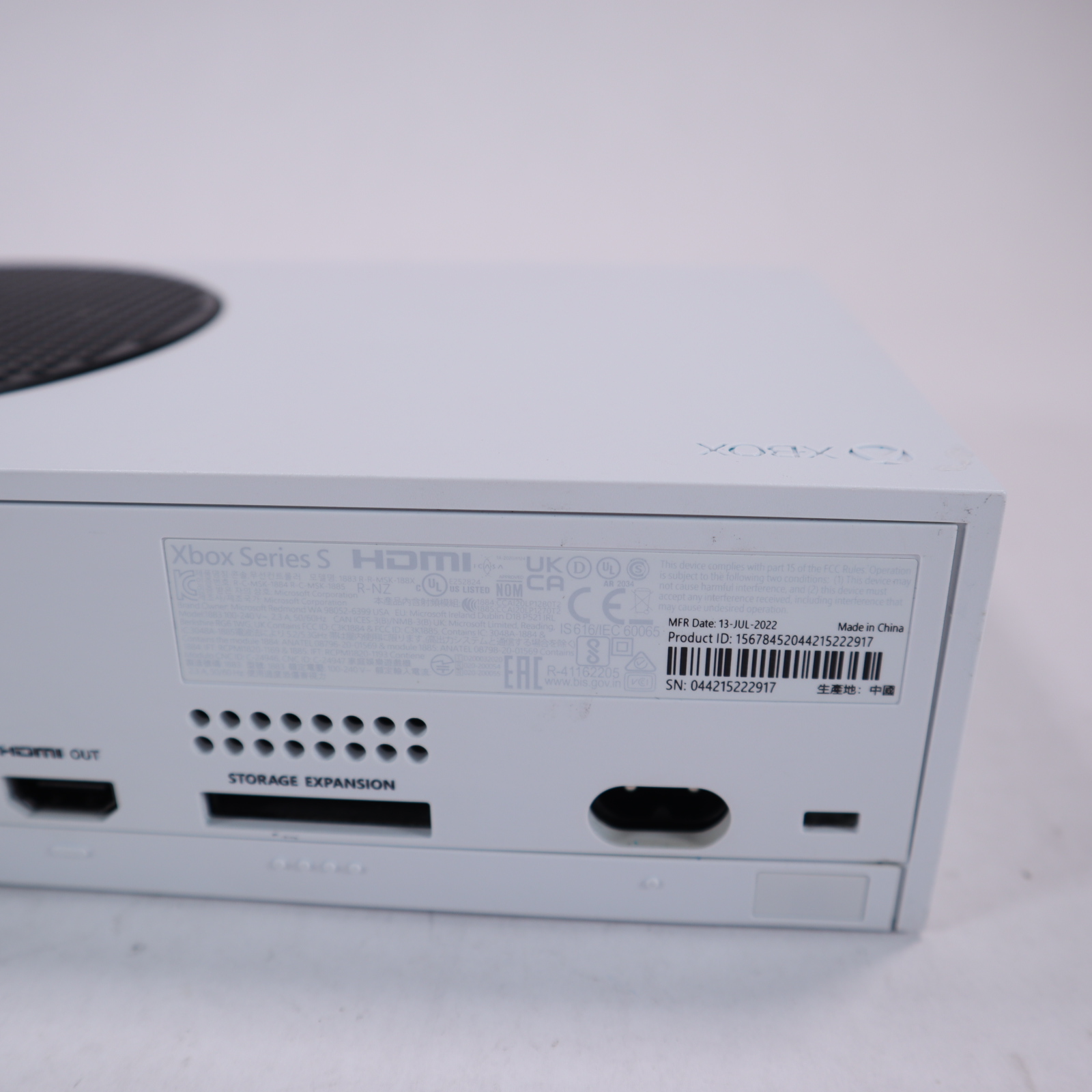 Microsoft Xbox Series S 1883 512GB Storage All-Digital Video Game