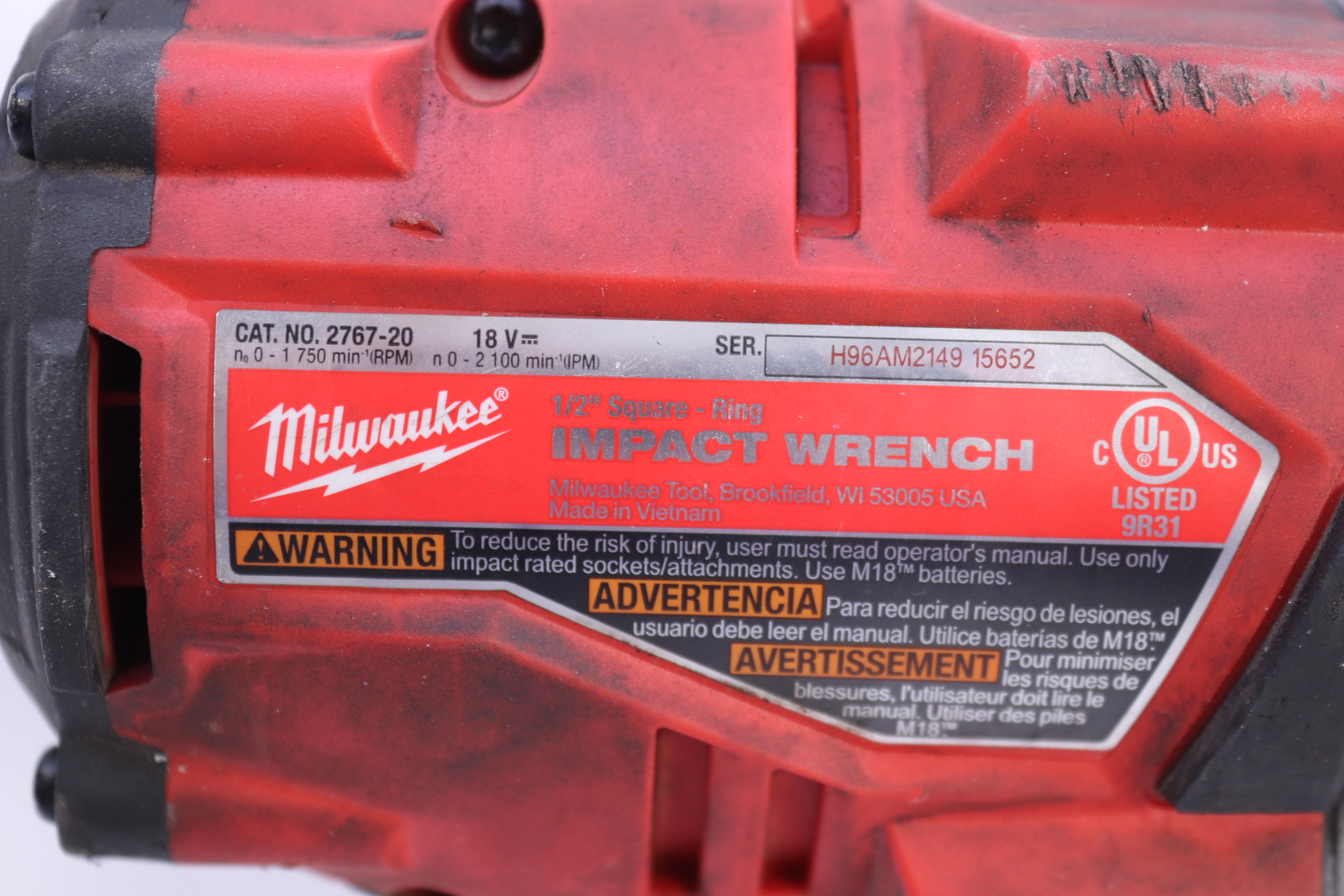 Milwaukee 276720 M18 FUEL 3/4" HighTorque Cordless Lithium Ion Impact