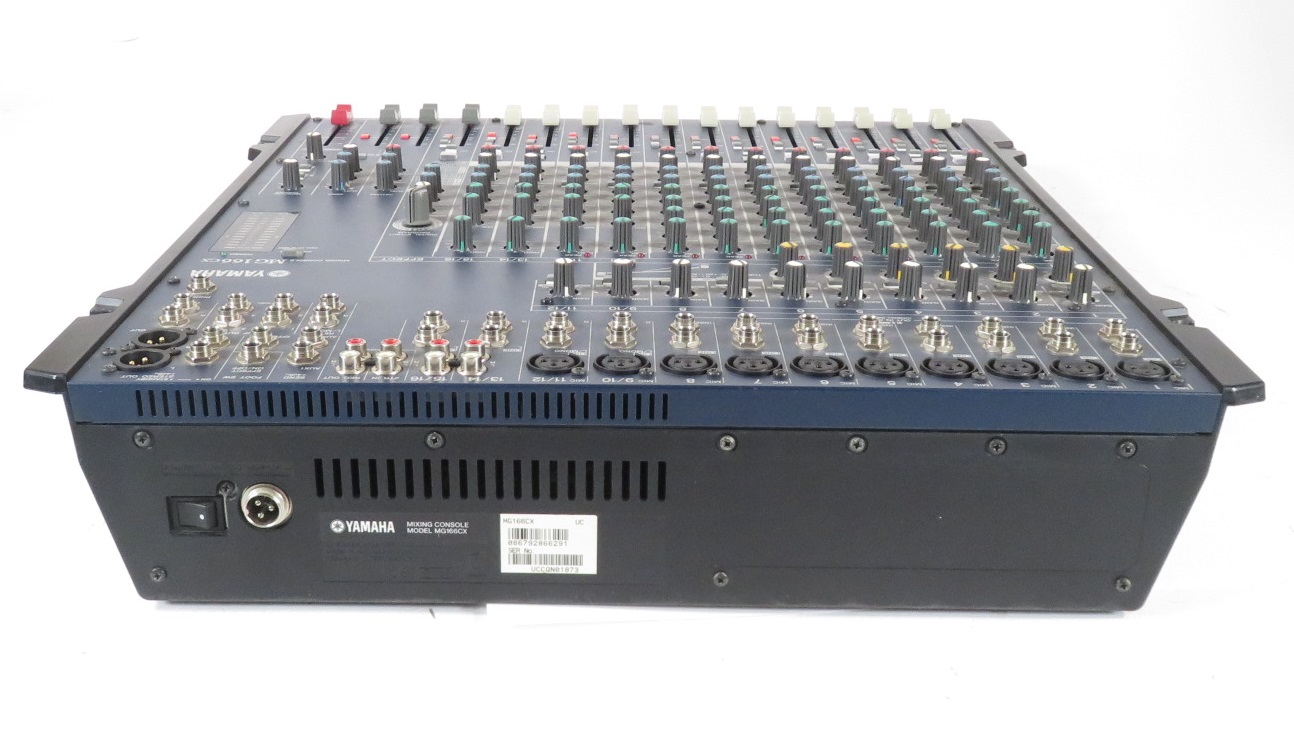 【動作品/美品】YAMAHA MG166cx 16ch ミキサー Yamaha MG166C 16-Channel Stereo Professional Mixer - Free
