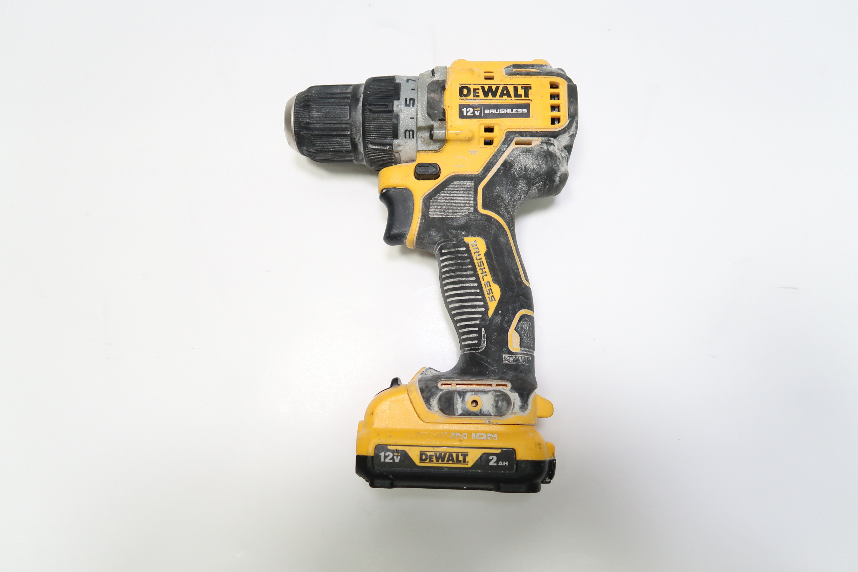 DEWALT DCD701 XTREME 12-Volt Max Li-Ion 3/8-in Brushless Cordless Drill ...