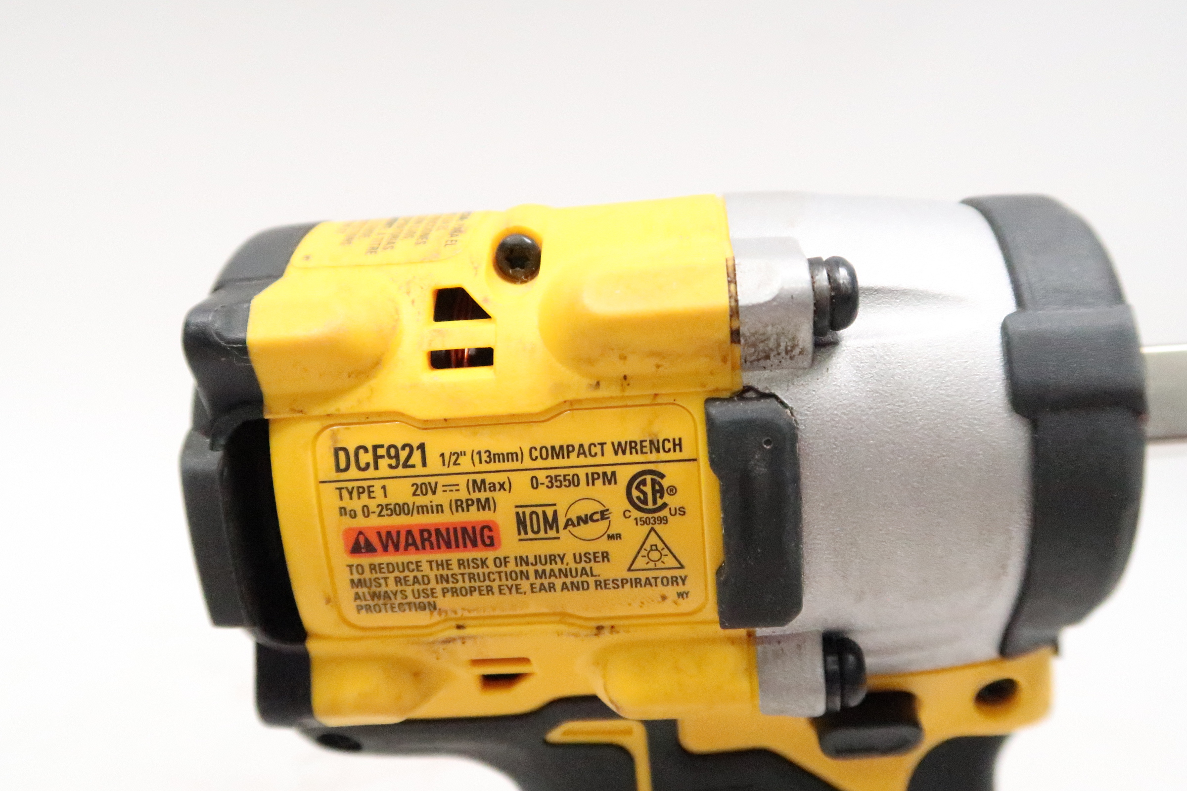 DEWALT DCF921 ATOMIC 20Volt MAX Cordless Brushless 1/2 in. Impact Wrench