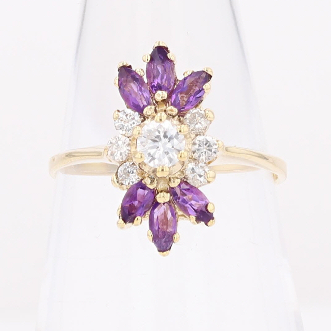 Amethyst shops Ring Size 6.5