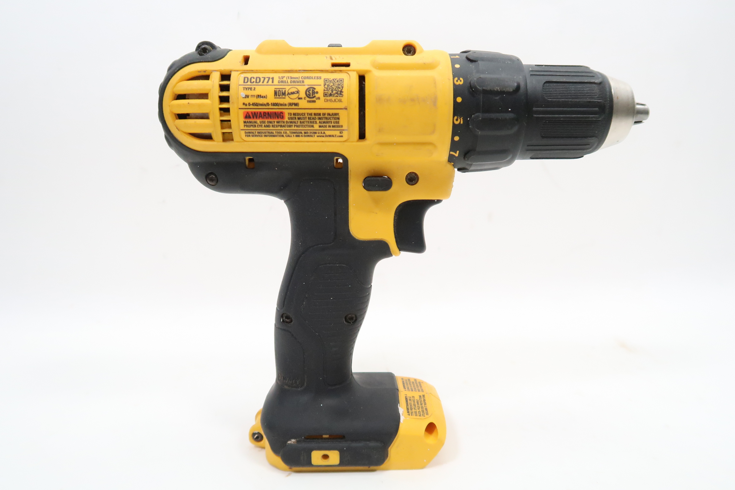 DeWalt DCD771 20-Volt MAX Cordless 1/2 in. Drill/Driver