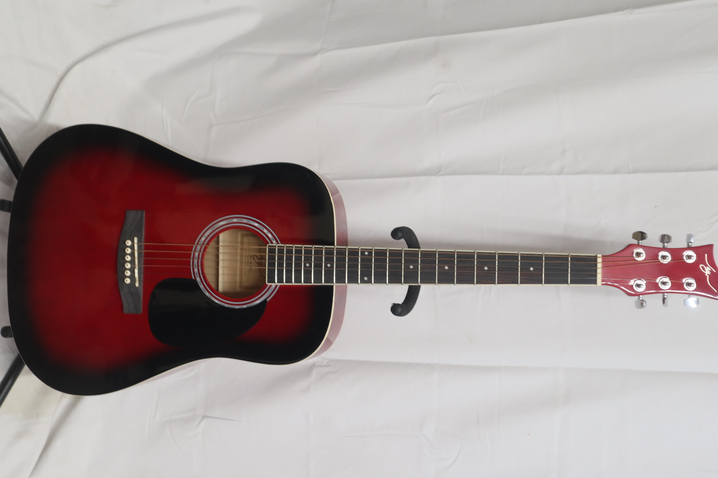 Jay Turser JJ45-PAK-RSB Red Sunburst Dreadnought 6String 20-Fret ...