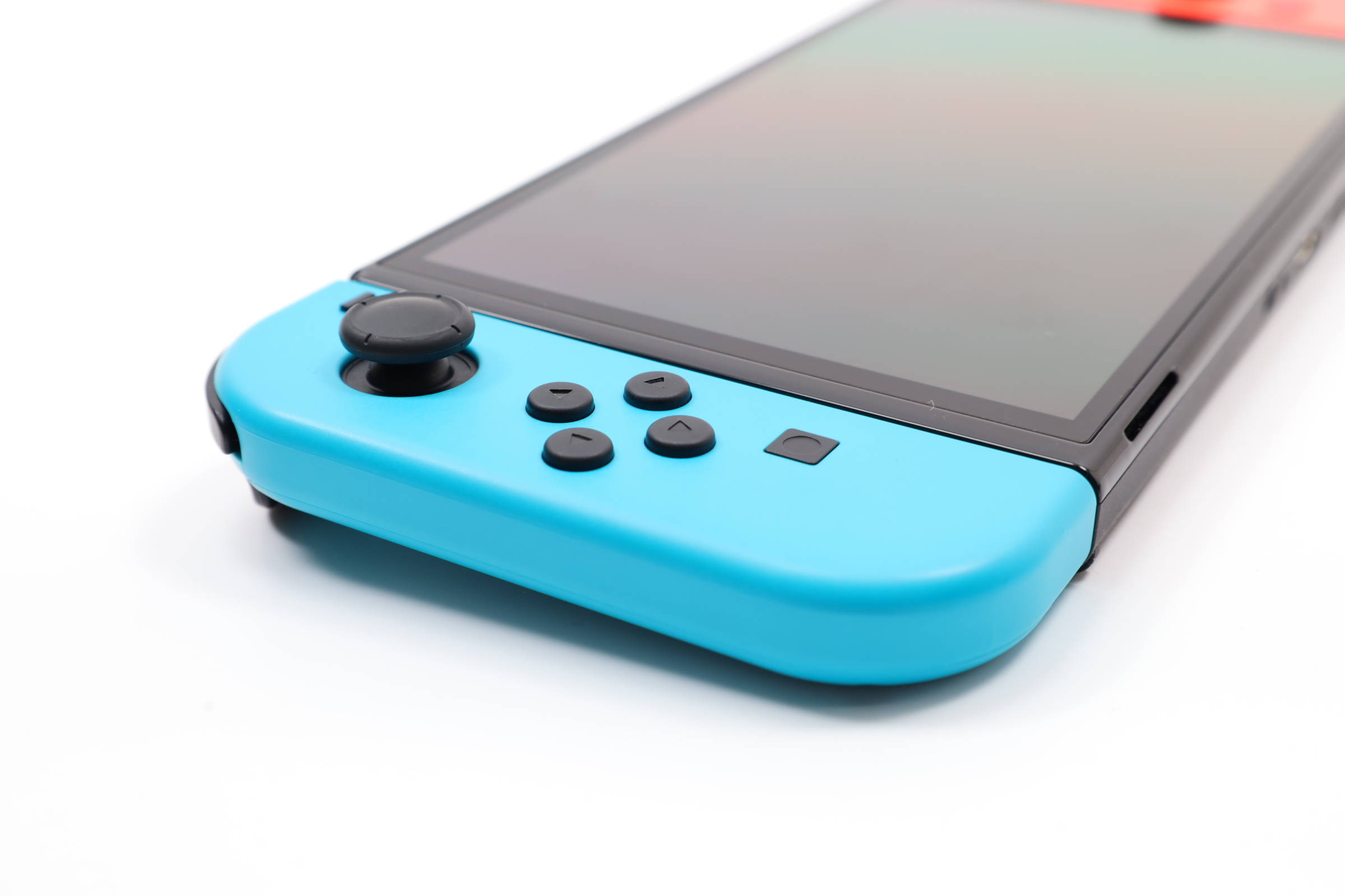 Nintendo Switch OLED HEG-001 64GB Video Game Console - Blue/Red (0698)
