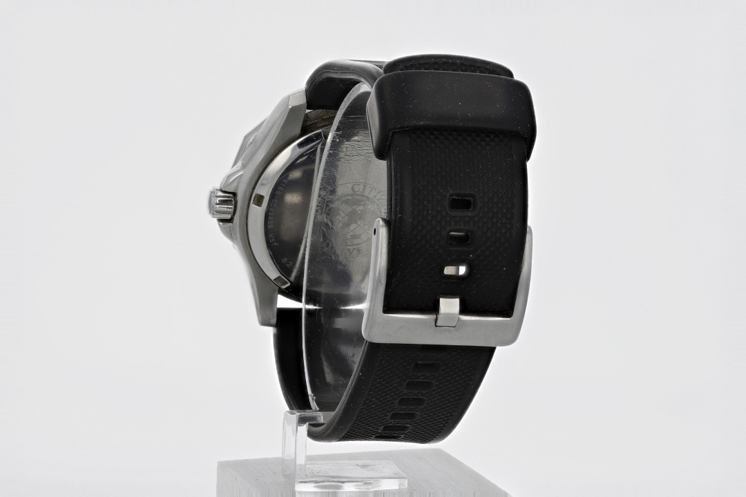Citizen Eco-Drive Infusion Diver Black Dial Rubber Strap Men's