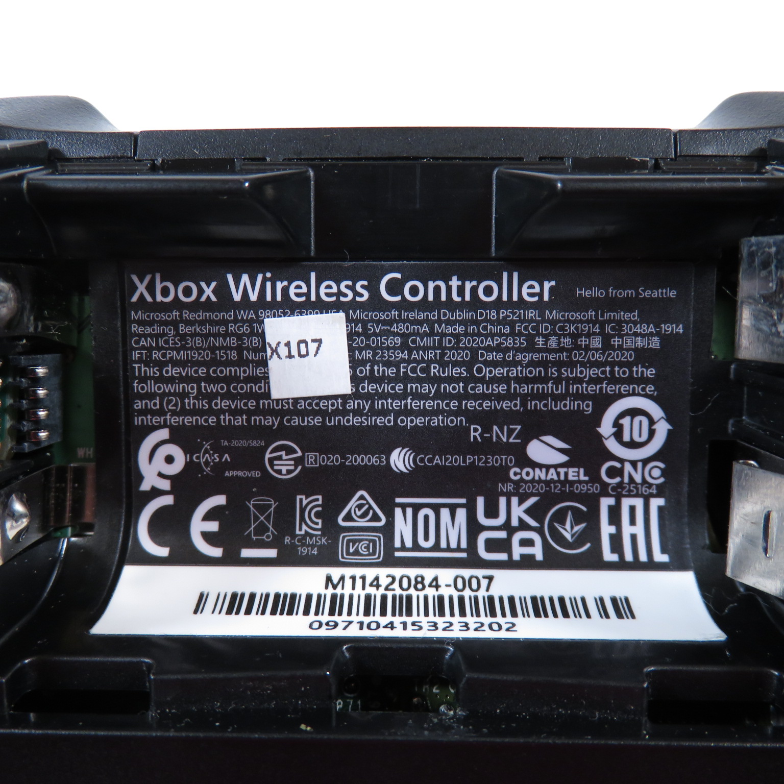 Microsoft Xbox Controller 1914 Bluetooth Hybrid D-pad Button Mapping ...