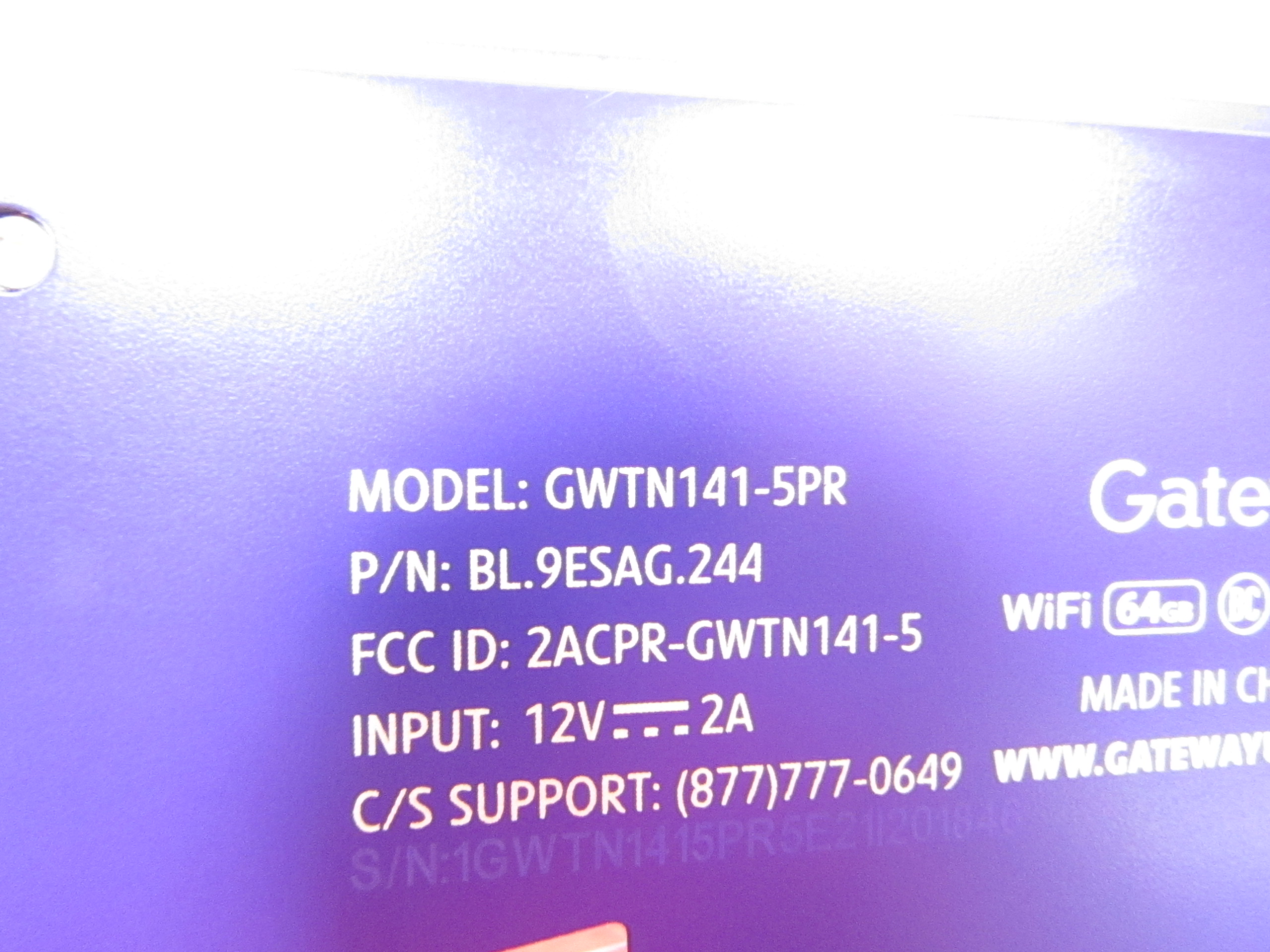 Gateway GWTN141-5PR Win 11 Intel Celeron N4020 1.10GHz 4GB RAM 64GB ...