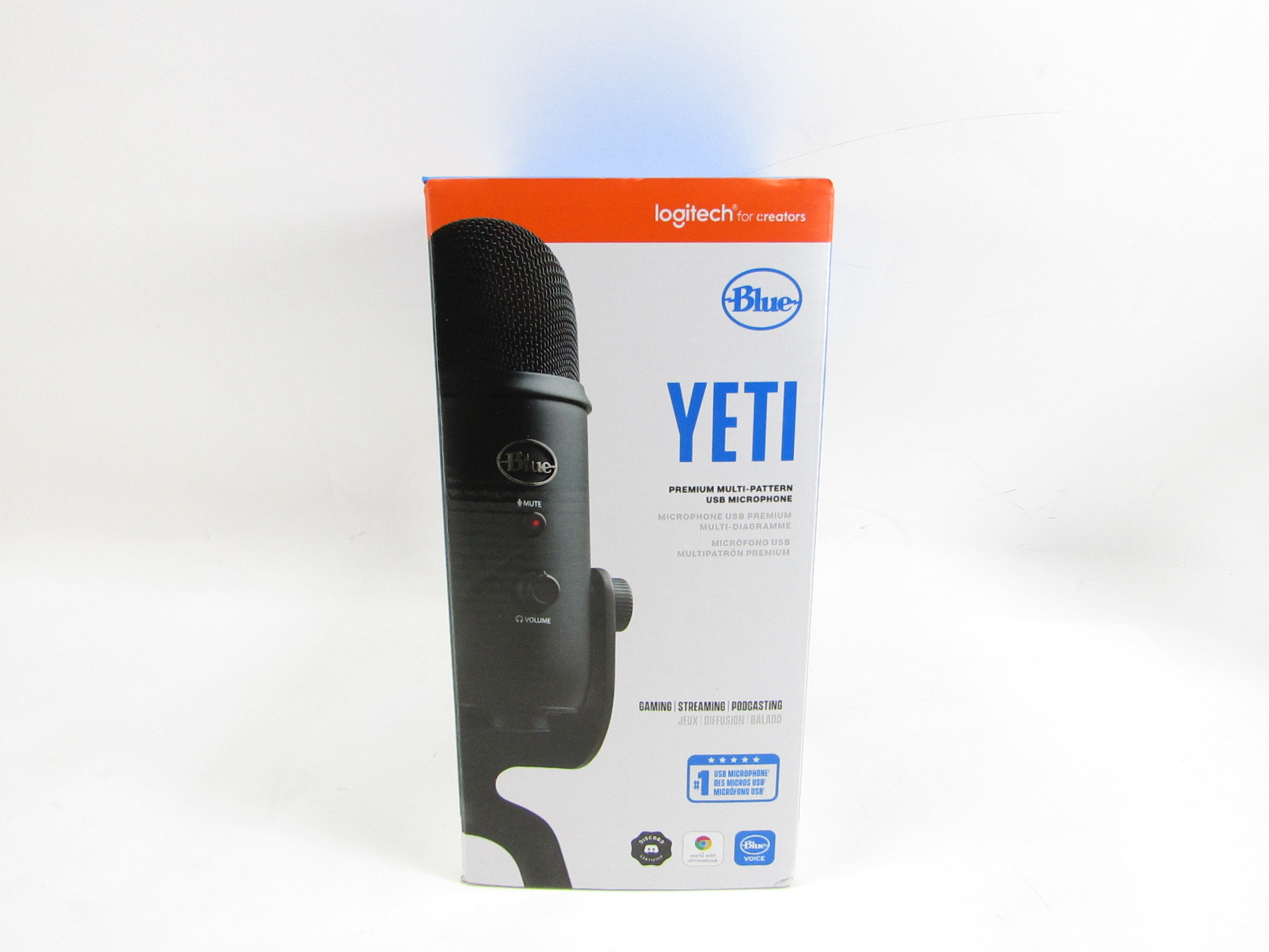 Logitech 988-000100 Blue Yeti Premium Multi-Platform USB Microphone