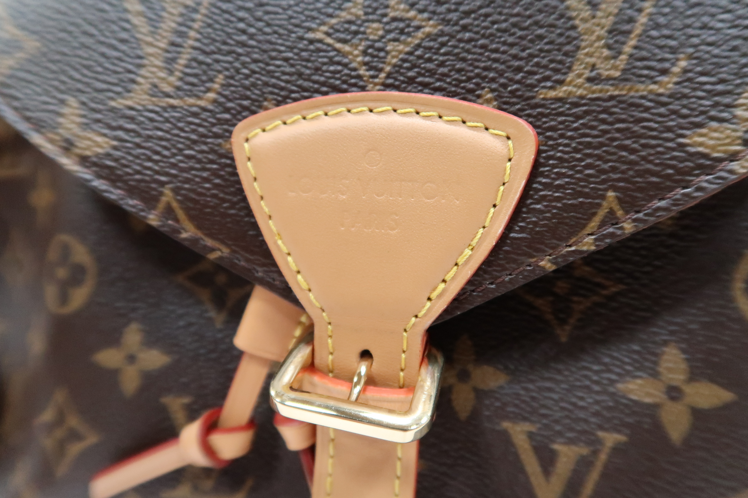 Louis Vuitton Montsouris Backpack Brown Monogram LV Logo  display picture 3