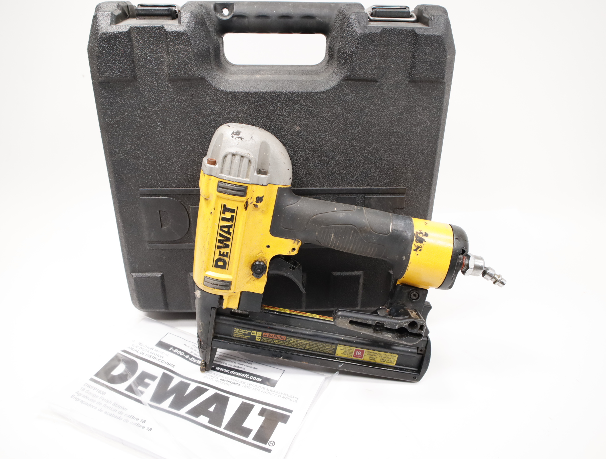 Dewalt Dwfp1838 Dewalt 18 Gauge Finish Stapler DeWalt DWFP1838