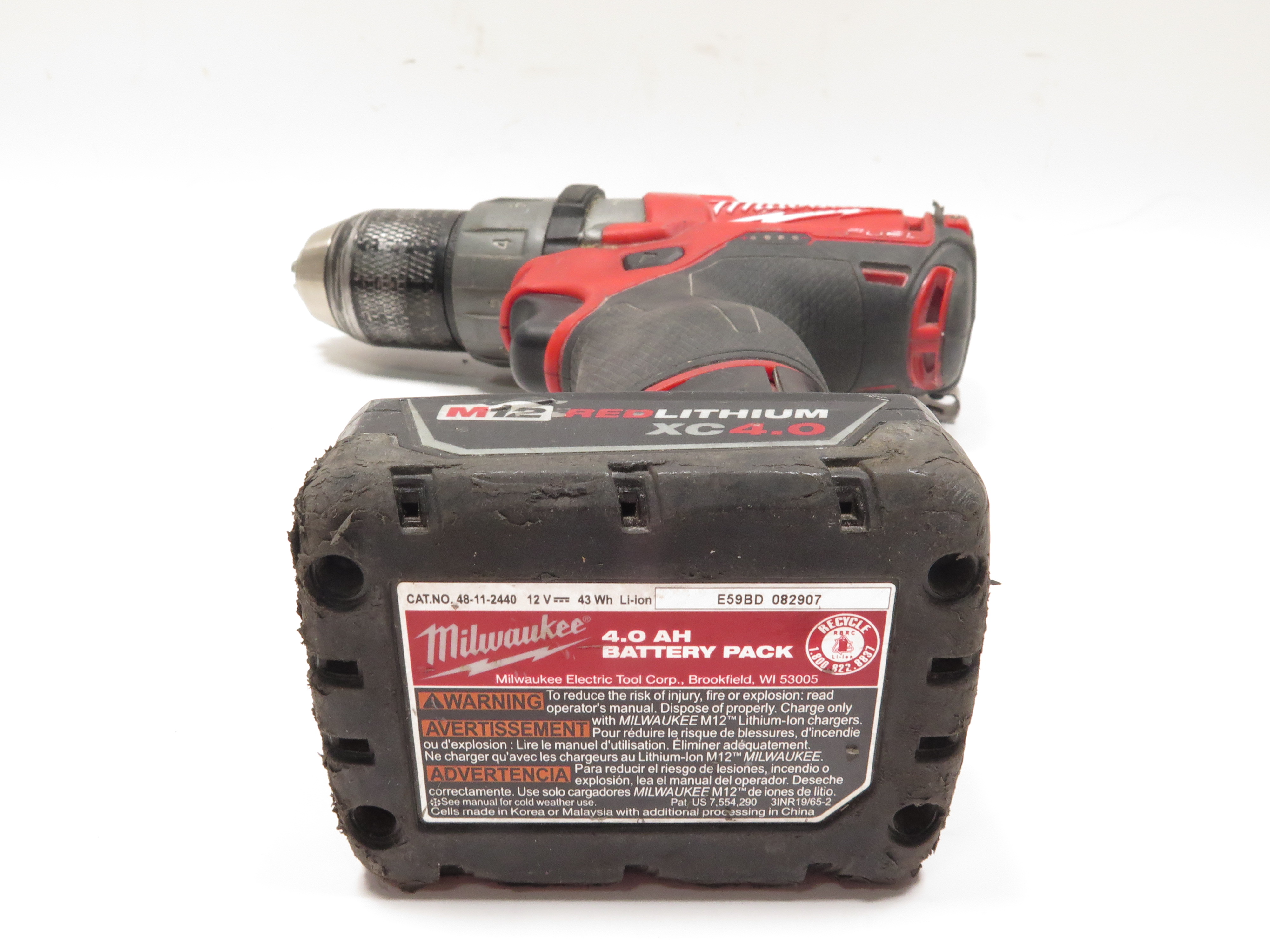 Milwaukee 245320 / 240420 12V 1/4" Hex Impact Driver / 1/2" Hammer