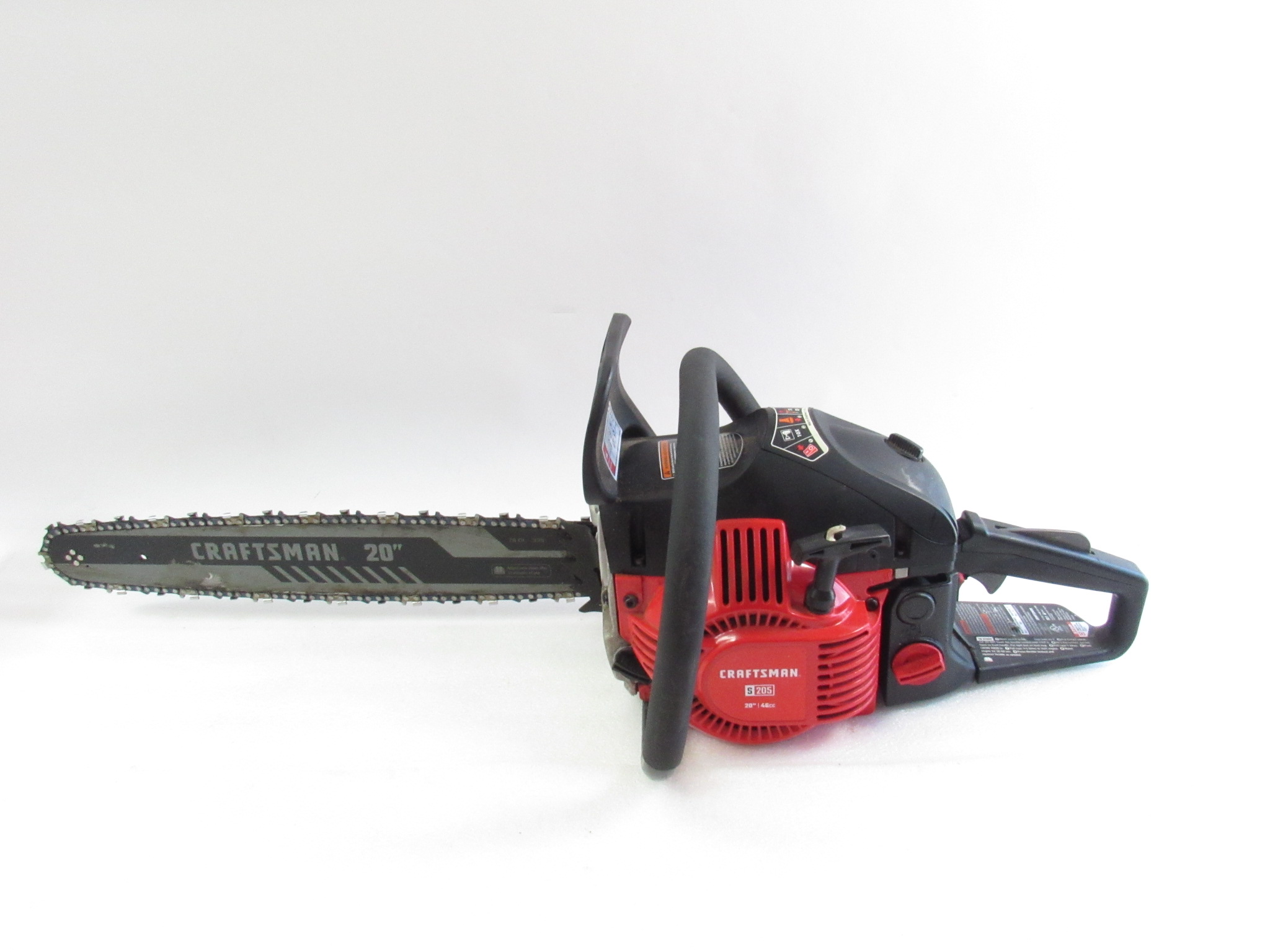 Craftsman S205 46 Cc 2 Cycle 20 In Gas Chainsaw 3340