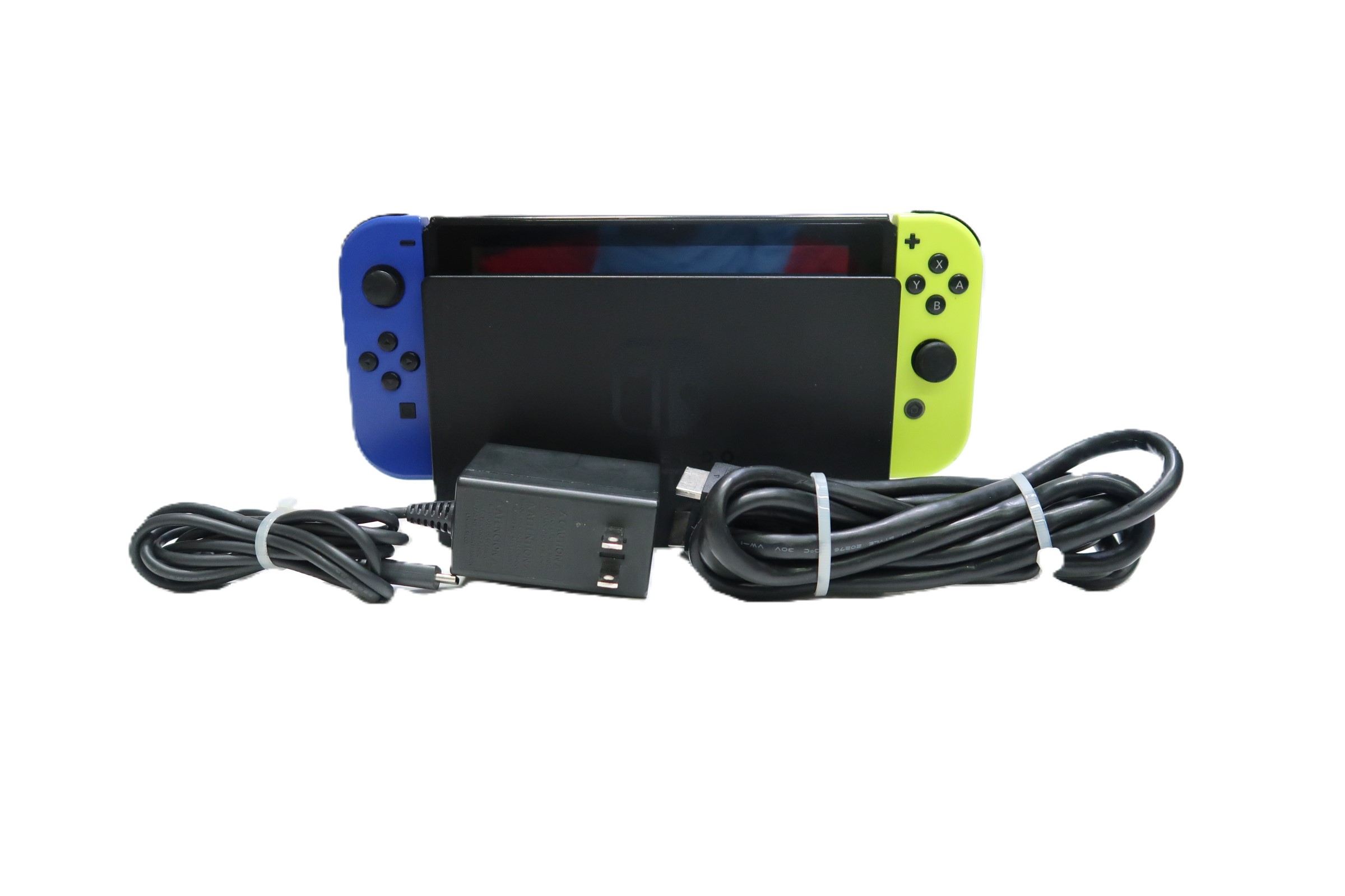 Nintendo Switch 本体 HAC-001 2018 Nintendo Switch Neon Blue & Red Joy-Con New Version- HAC-001