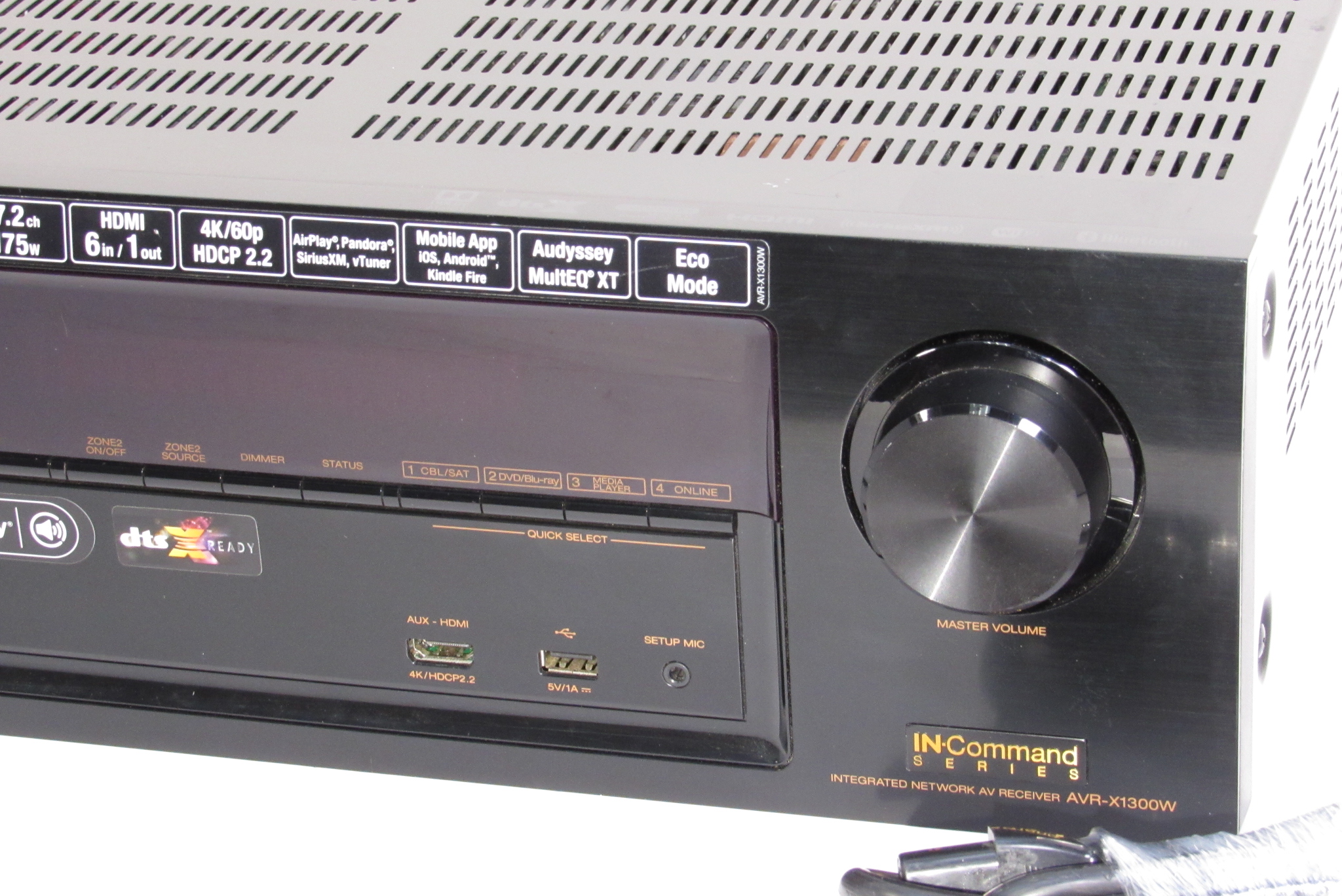 Denon AVR-X1300W 7.2-Ch Network AV Receiver See Description