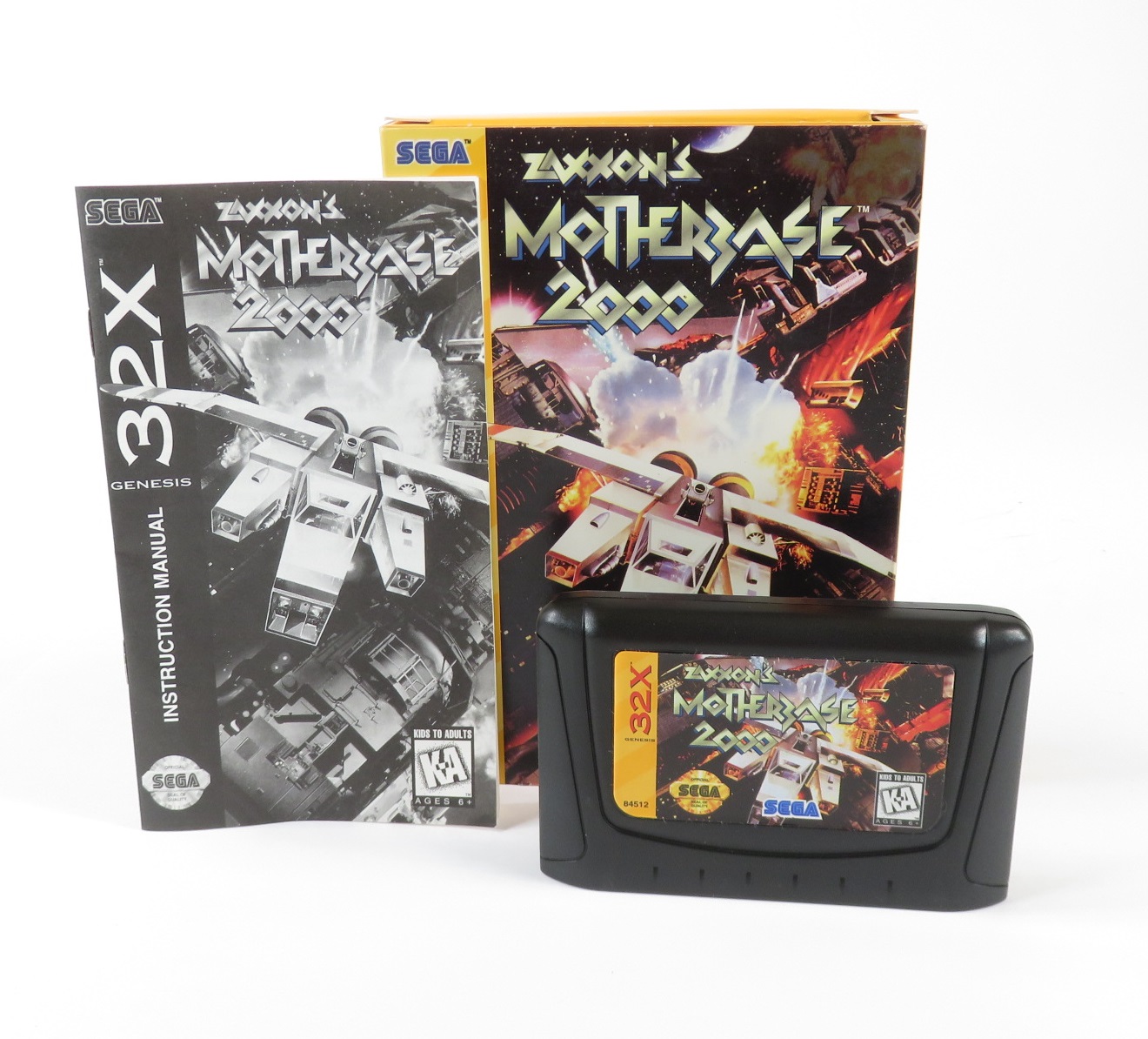 Zaxxon's Motherbase 2000 Video Game for the Sega 32X