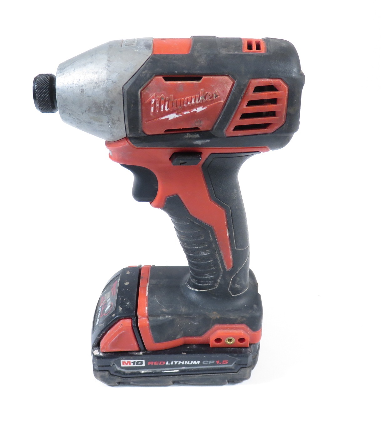 Tournevis à Chocs Milwaukee M18 2656-20 - 1/4 Pouce, 1500 Nm, 0-3450 Coups/min - Sans Batterie (outil Nu) - LED Intégrée
