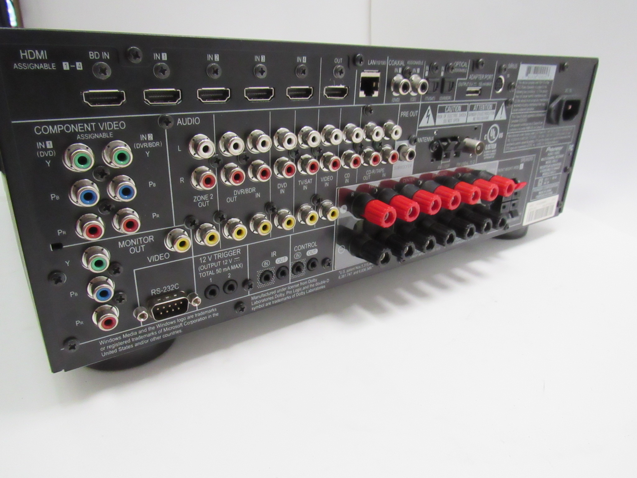 Pioneer Elite VSX 31 7.1 Channel 80 Watt Receiver Black