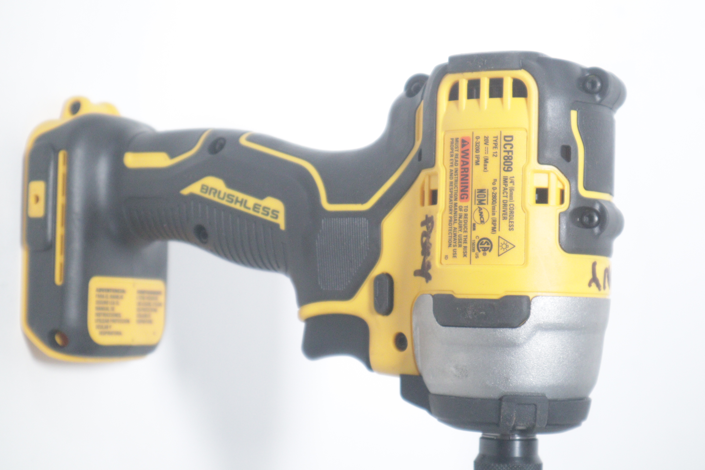 DeWalt DCF809 ATOMIC 20V MAX Brushless Cordless 1/4