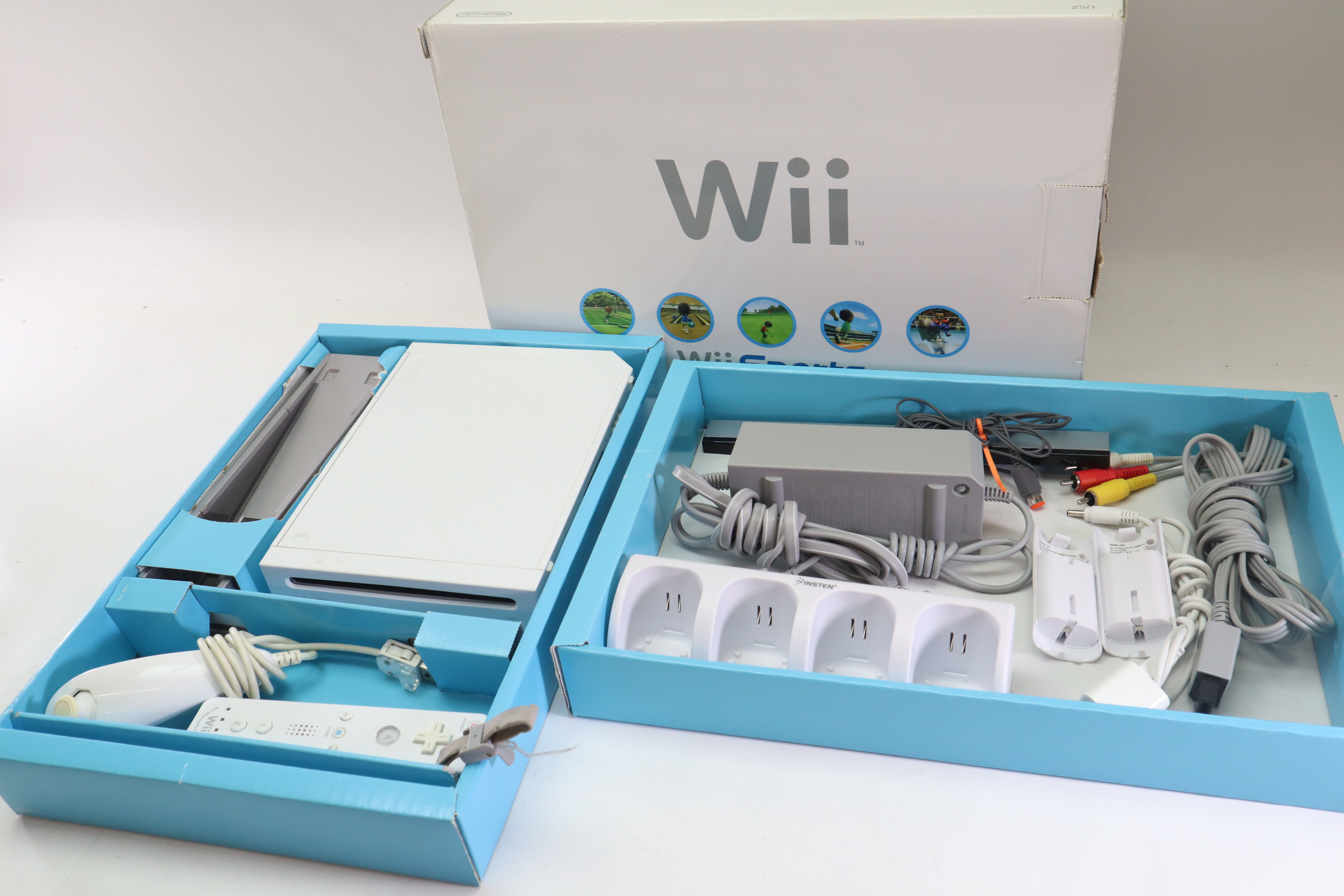 Nintendo Wii Rvl 101 White Home Video Gaming Console 3849 4726